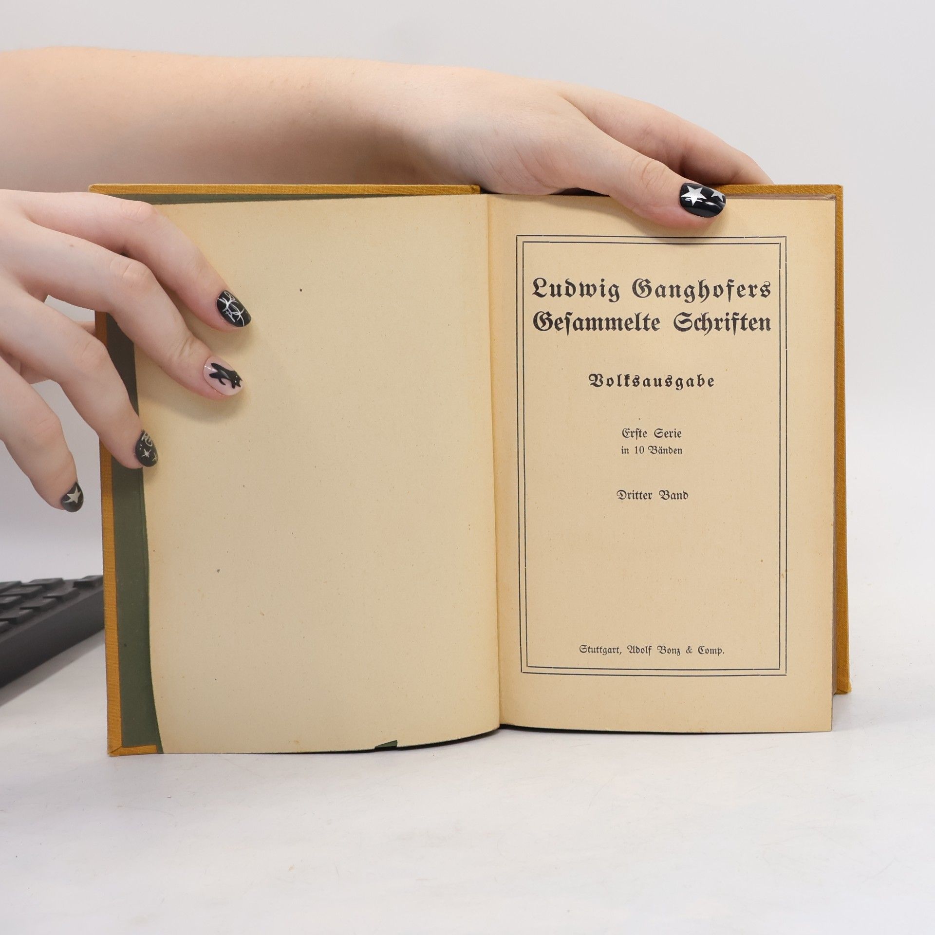 Ludwig Ganghofer Gesammelte Schriften I./3