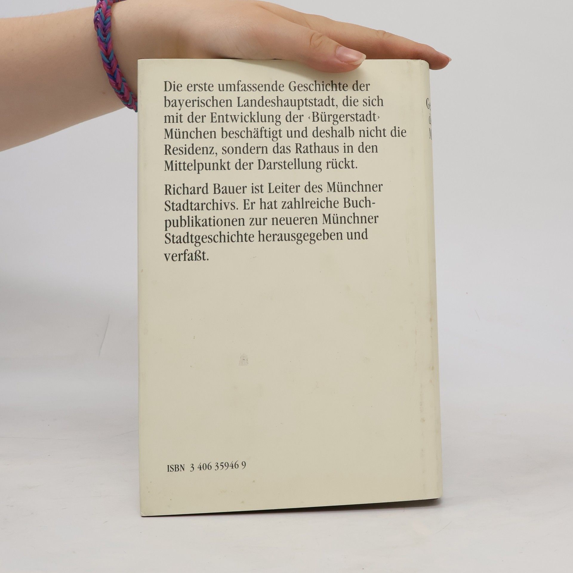 Richard Bauer Geschichte der Stadt München