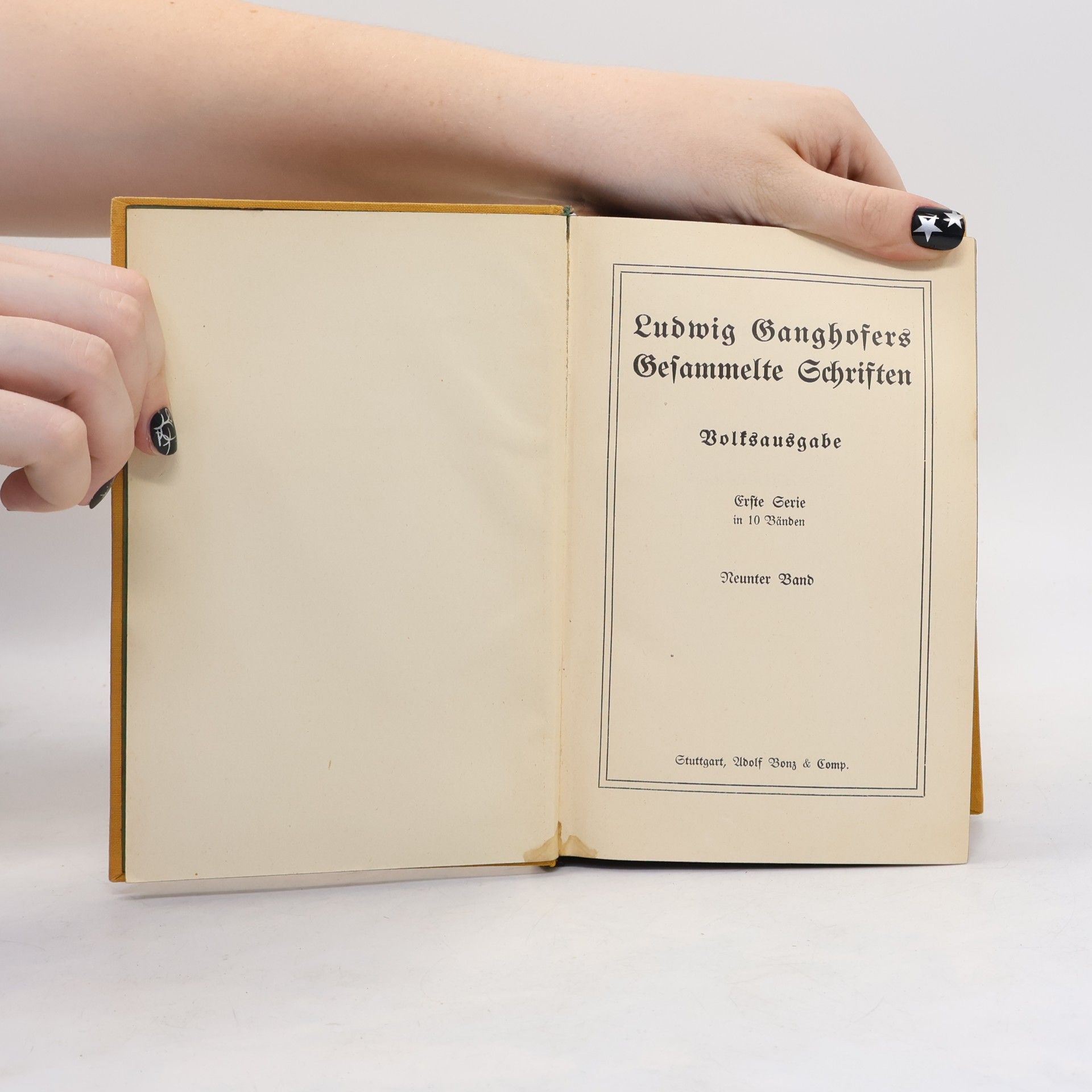 Ludwig Ganghofer Gesammelte Schriften I./9