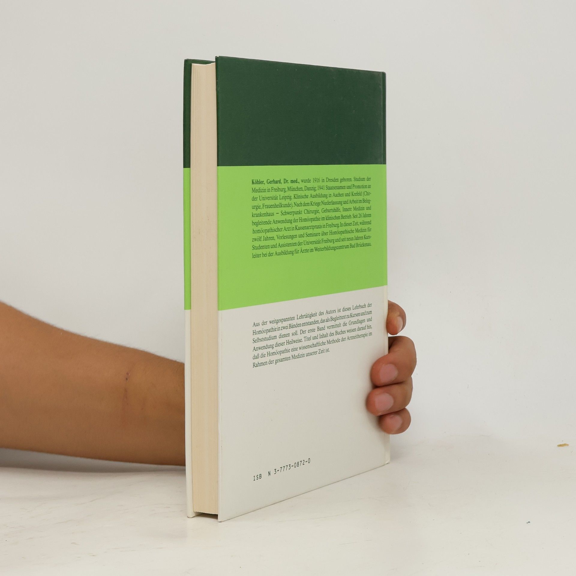 Gerhard Kohler Lehrbuch der Homöopathie