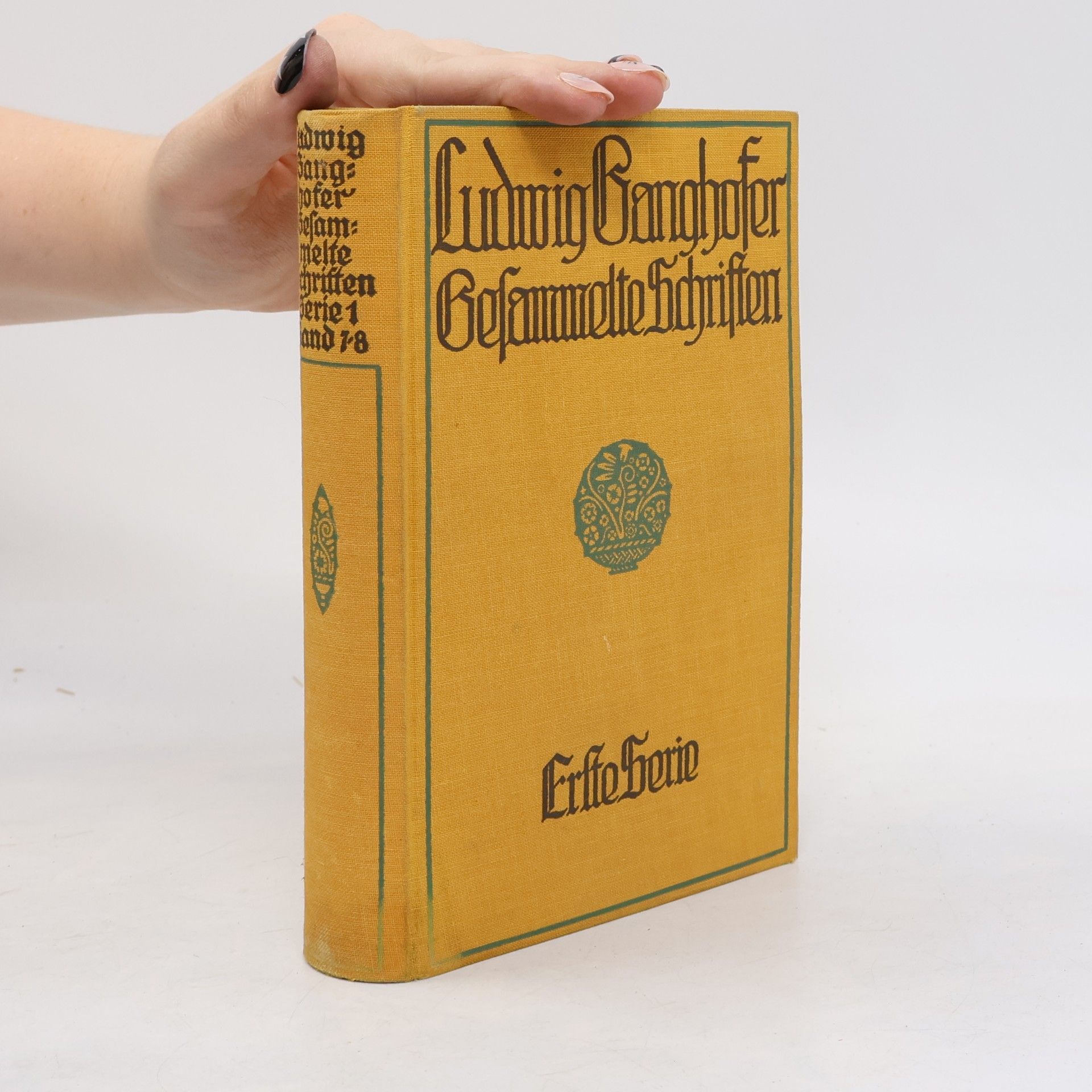 Ludwig Ganghofer Gesammelte Schriften I./7