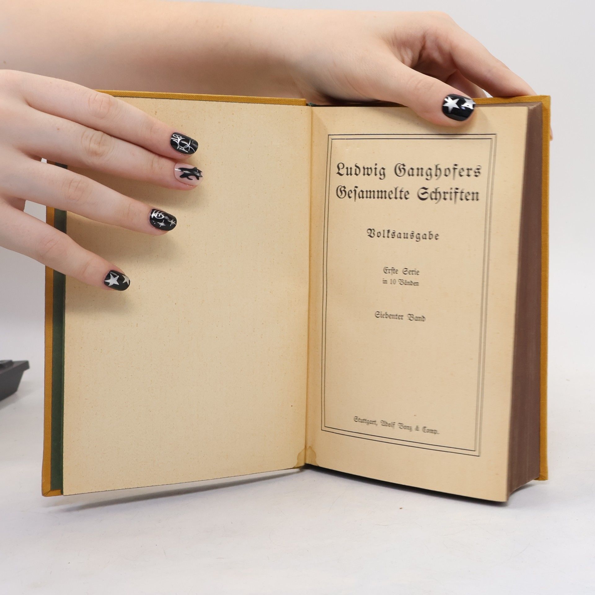 Ludwig Ganghofer Gesammelte Schriften I./7