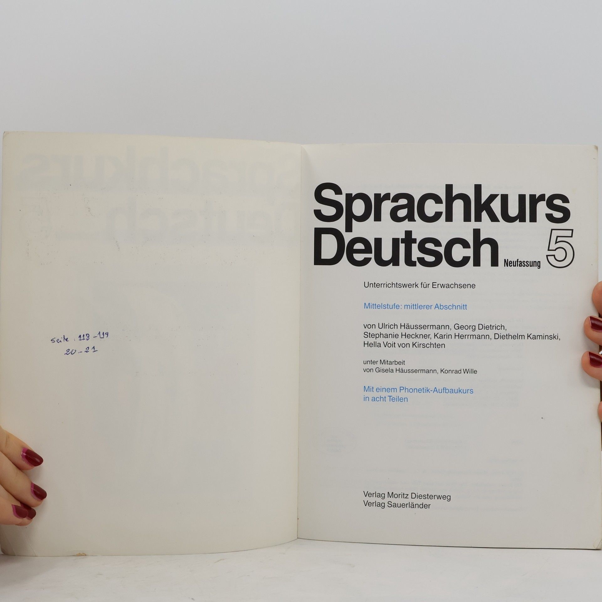 Ulrich Häussermann Sprachkurs Deutsch 5