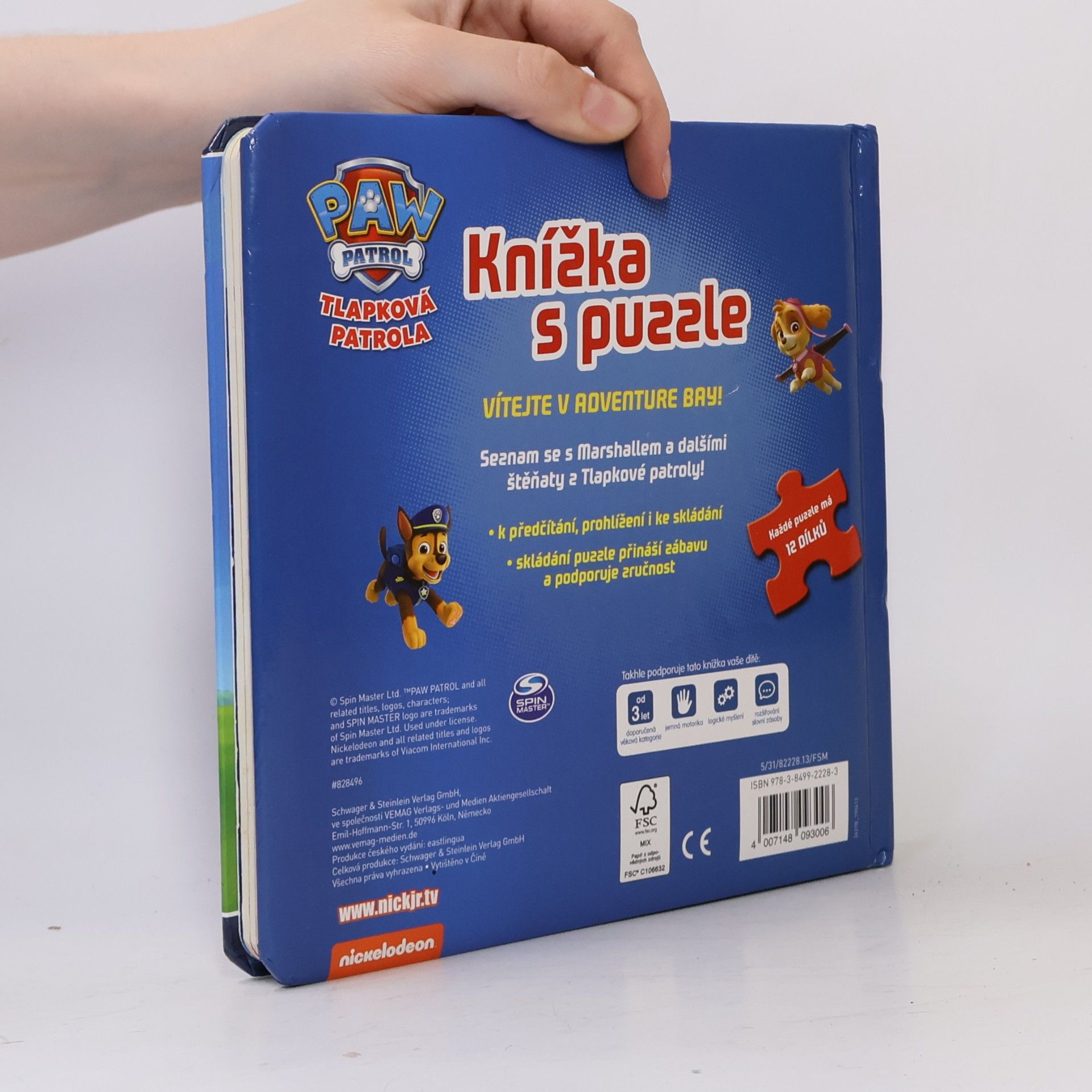 Auteurscollectief Tlapková kontrola. Knížka s puzzle