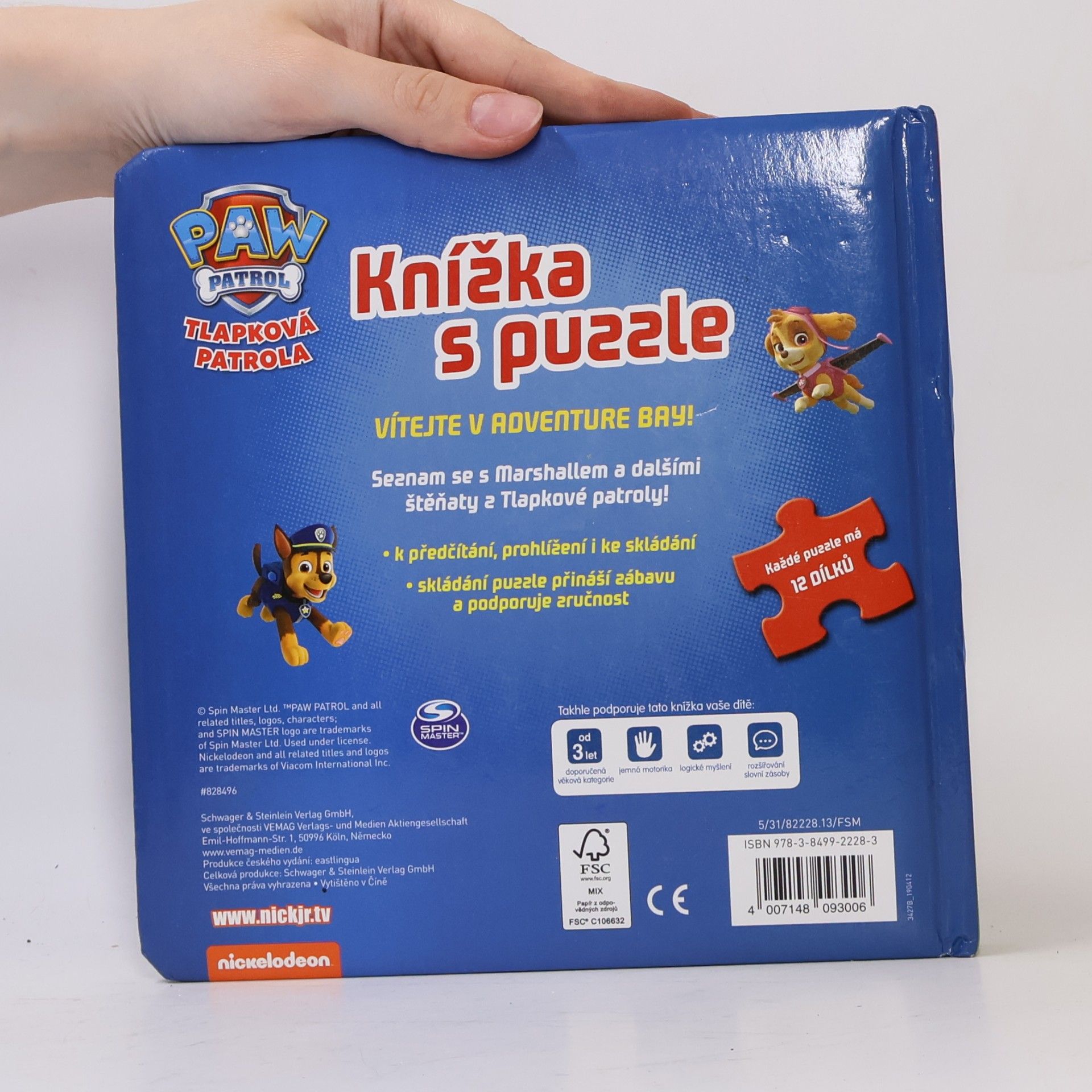 Auteurscollectief Tlapková kontrola. Knížka s puzzle