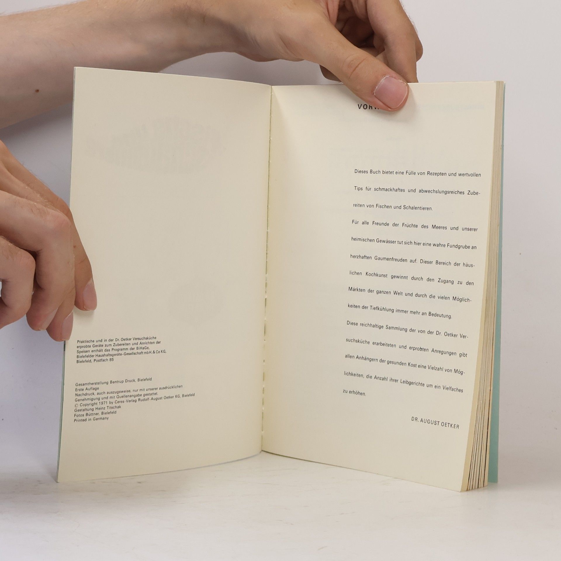 Various authors Fische und Schalentiere