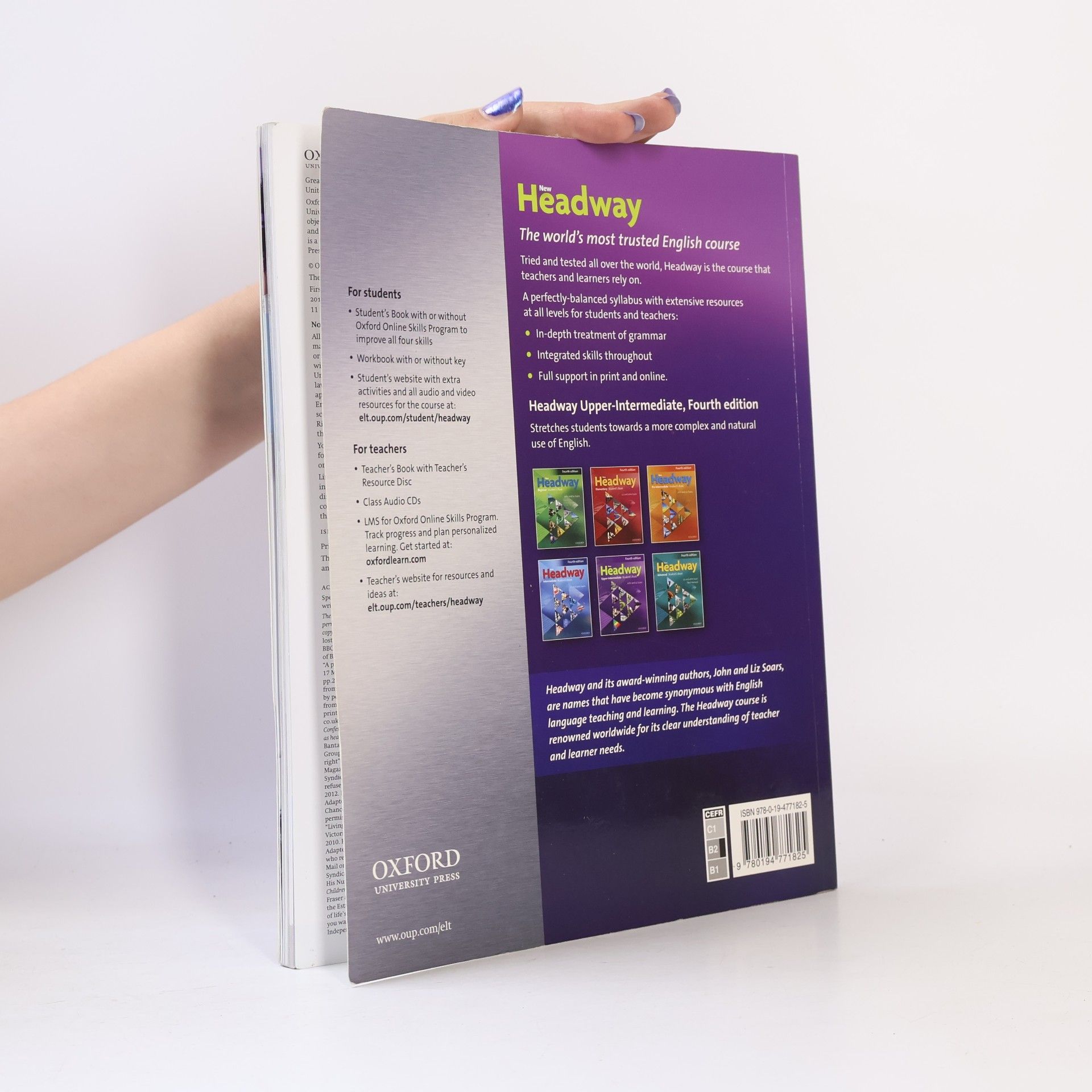 Liz Soars New Headway. Upper-Intermadiate. Student's book