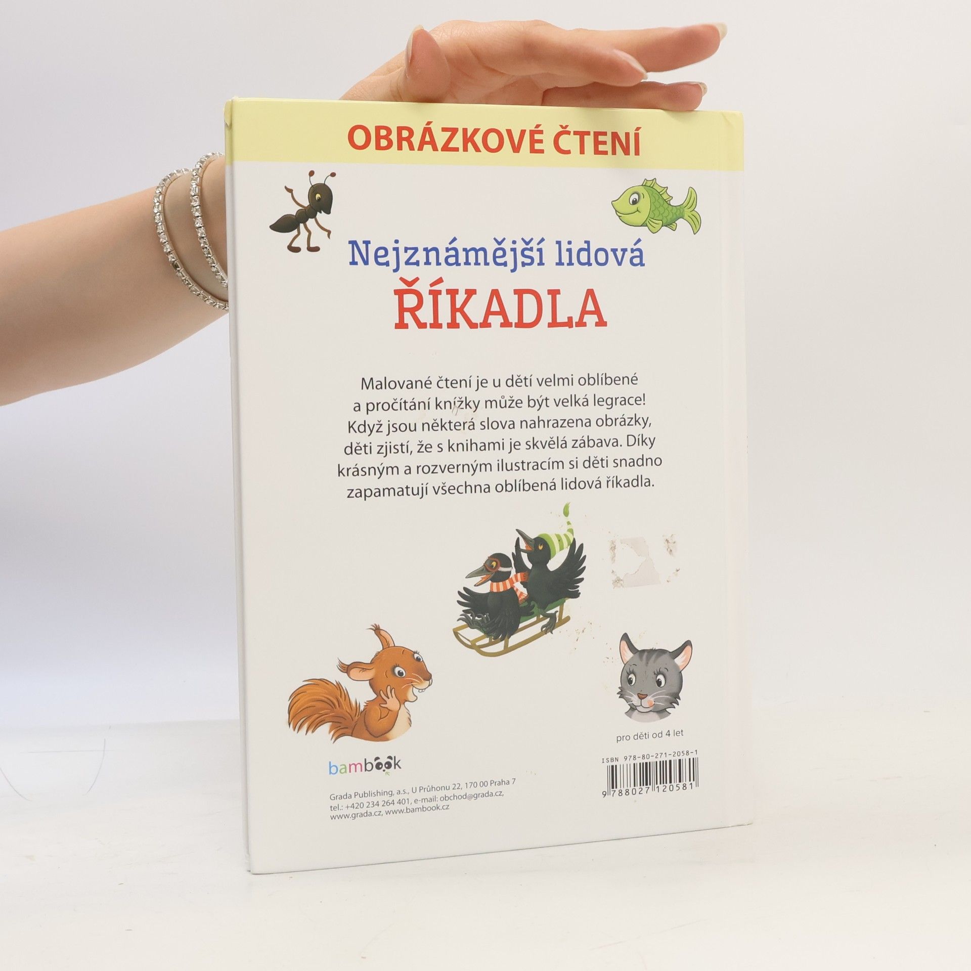 Veronika Balcarová Obrázkové čtení - Nejznámější lidová říkadla