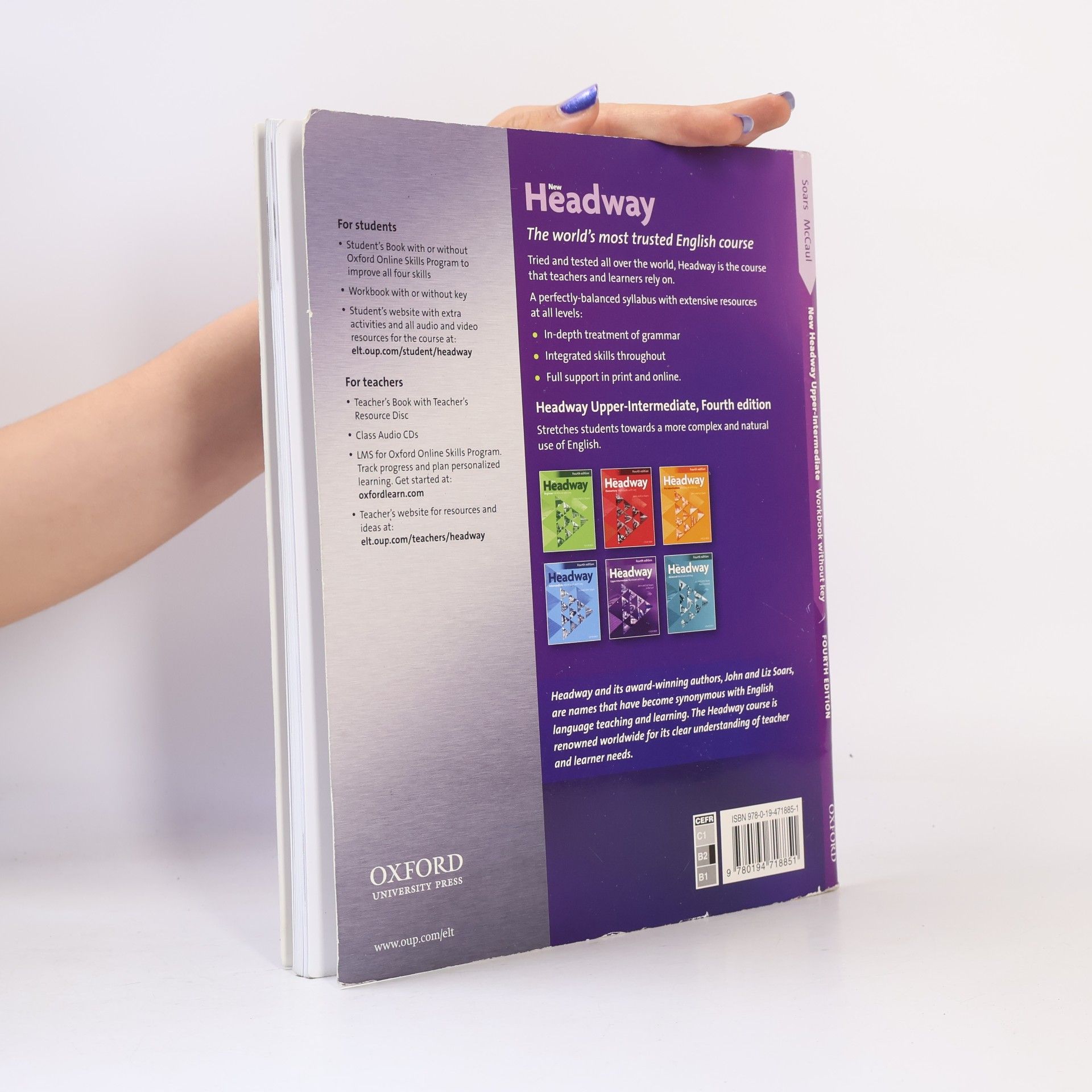 John Soars New Headway Upper Intermediate Workbook Without Key