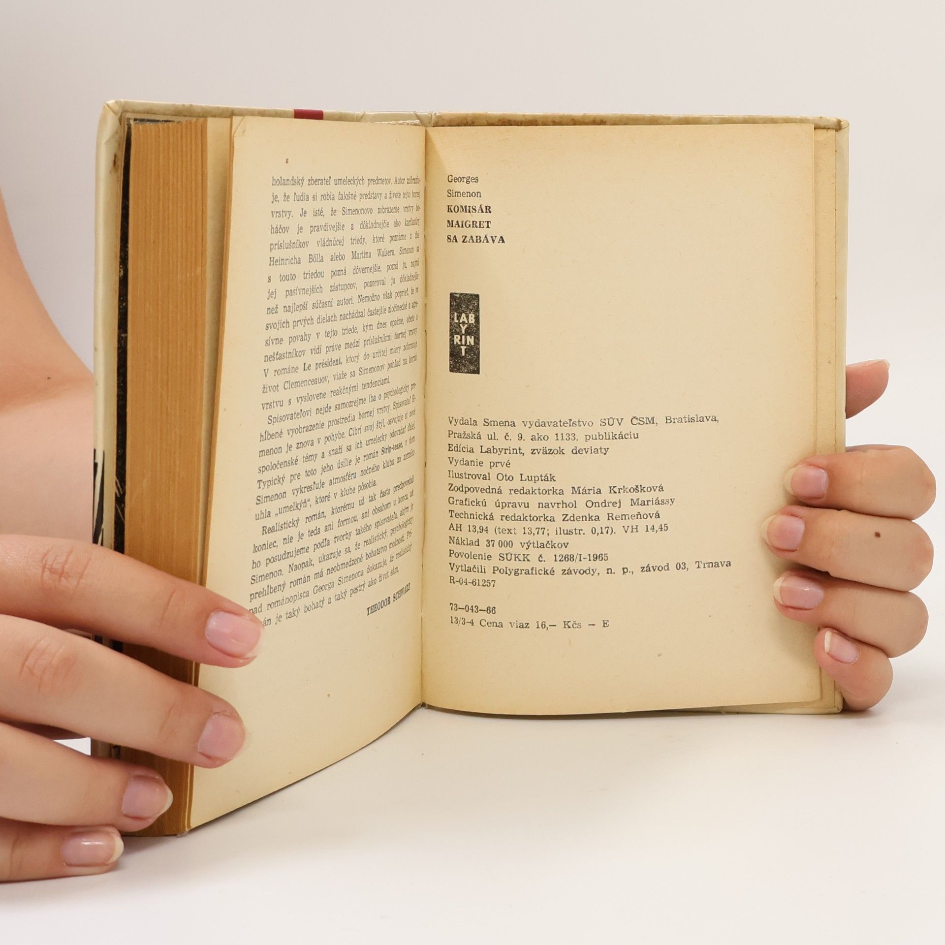 Georges Simenon Komisár Maigret sa zabáva