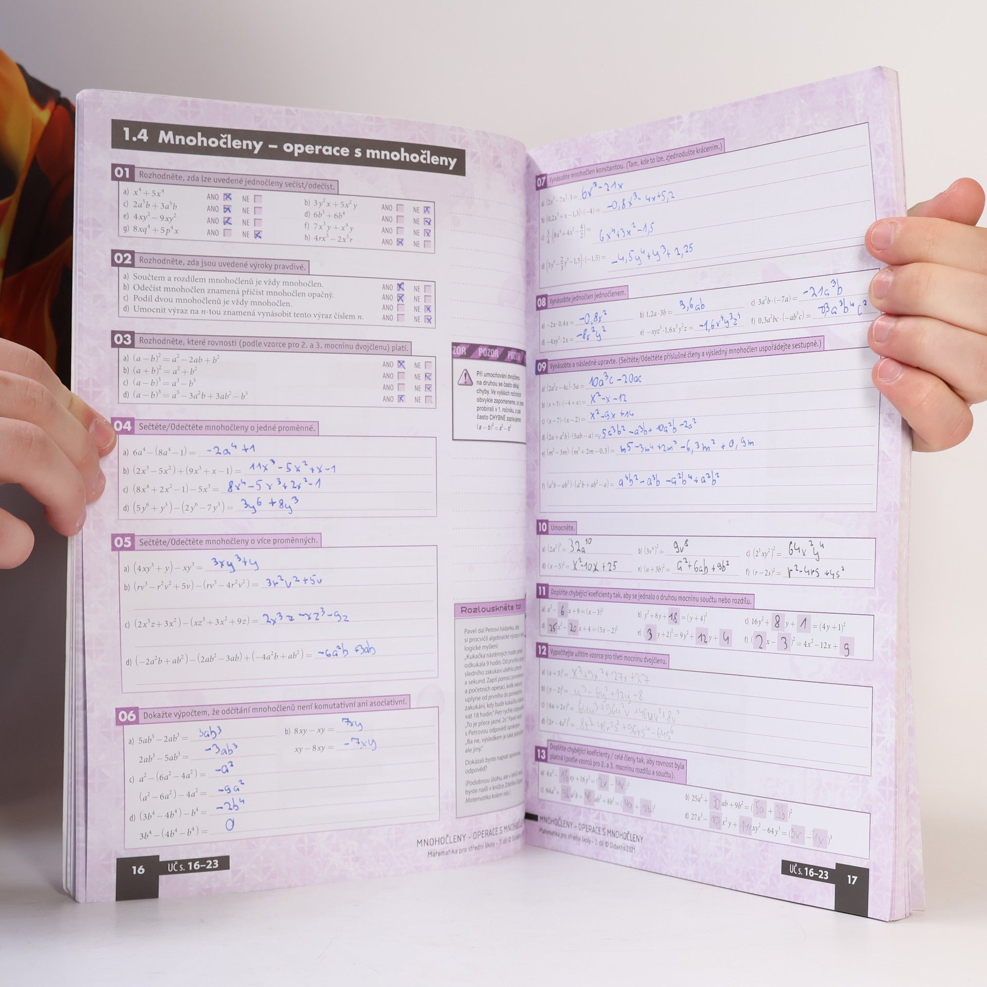 Kolektiv autorů Matematika pro střední školy 2. díl : pracovní sešit