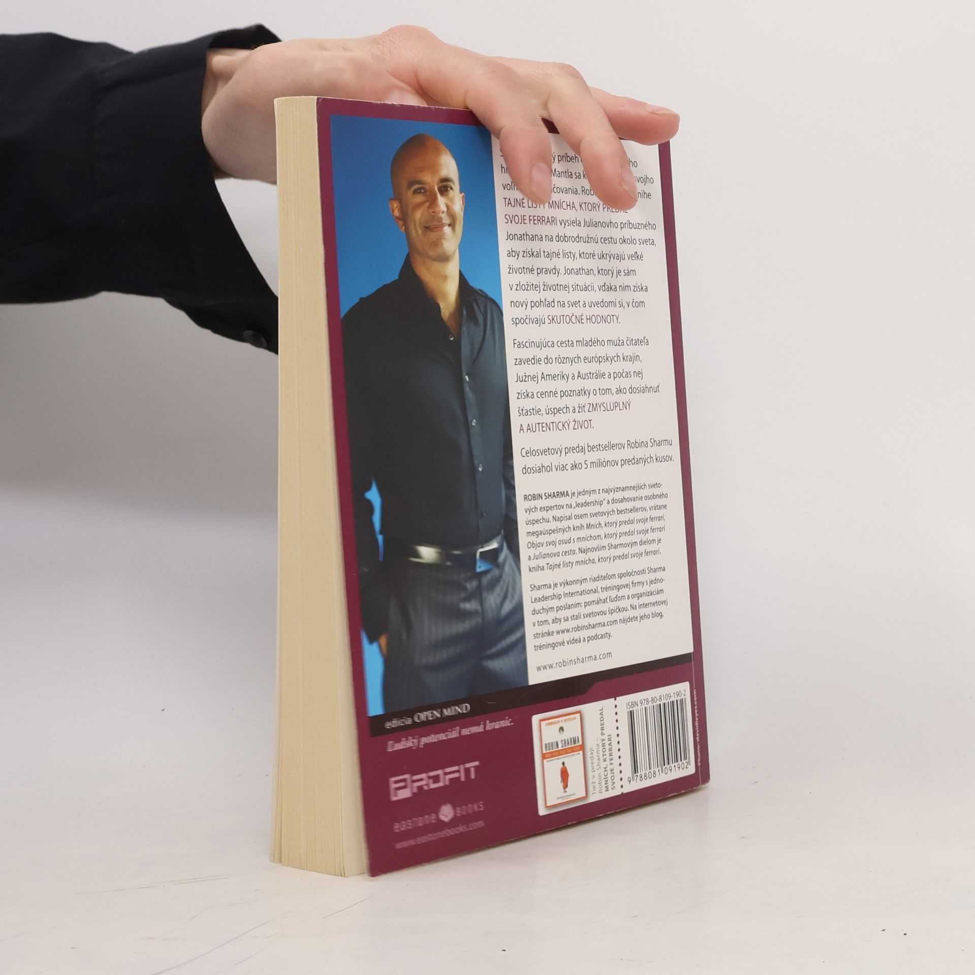 Robin Sharma Tajné listy mnícha, ktorý predal svoje ferrari