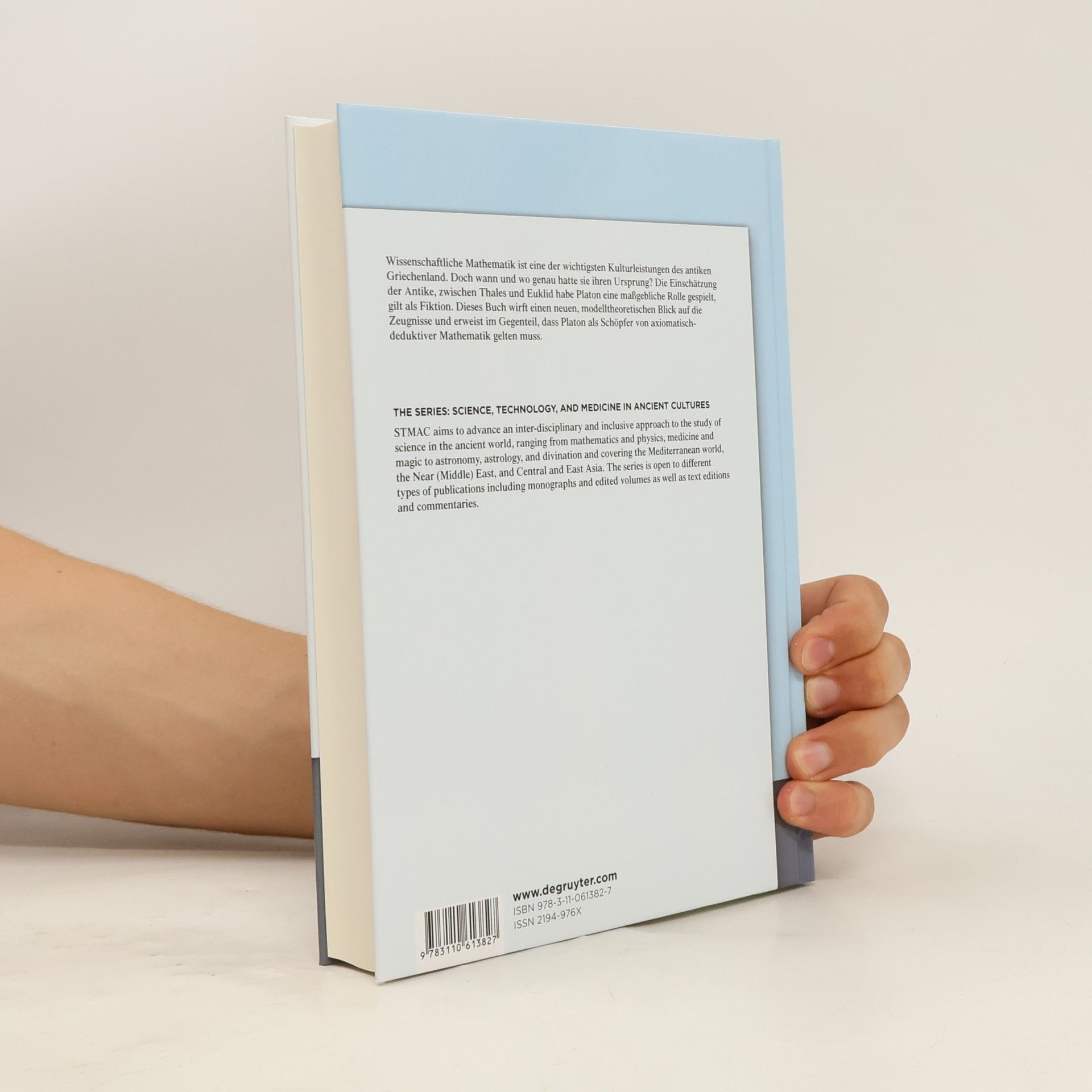 Claas Lattmann Science, Technology, and Medicine in Ancient Cultures - 9: Mathematische Modellierung bei Platon zwischen Thales und Euklid