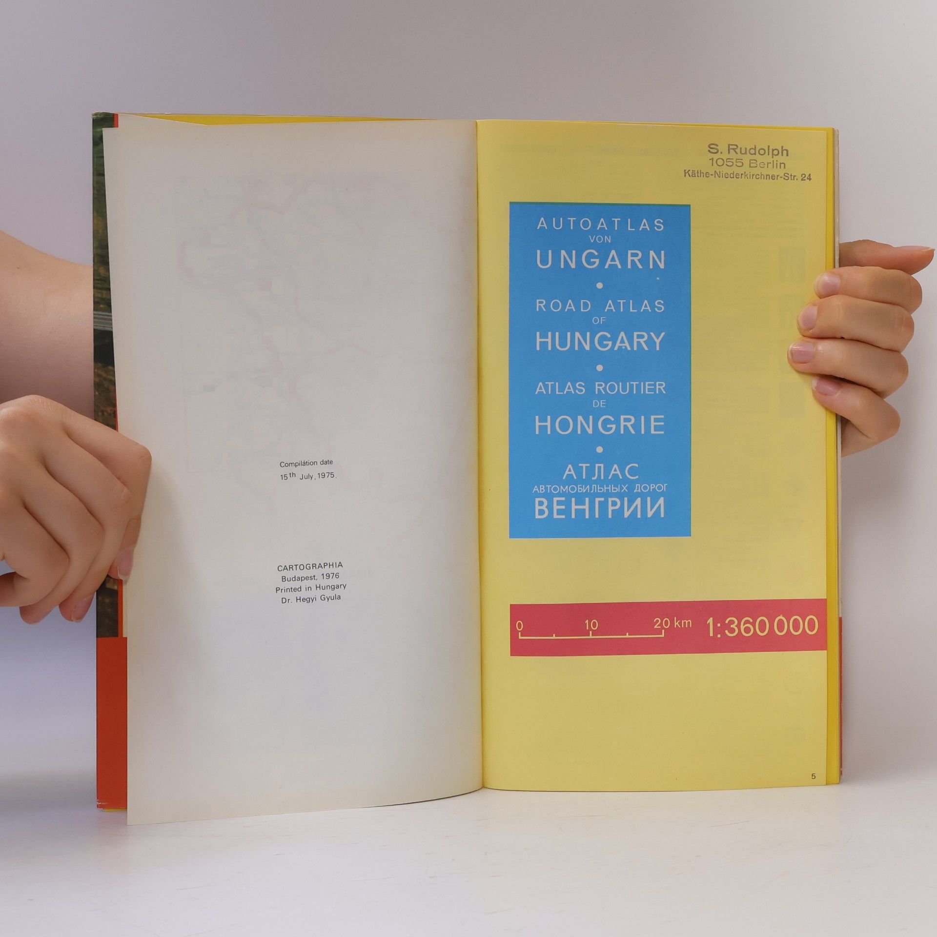 Autorenkollektiv Autoatlas von Ungarn. Road Atlas of Hungary. Atlas routier de la Hongrie. Дорожный атлас Венгрии