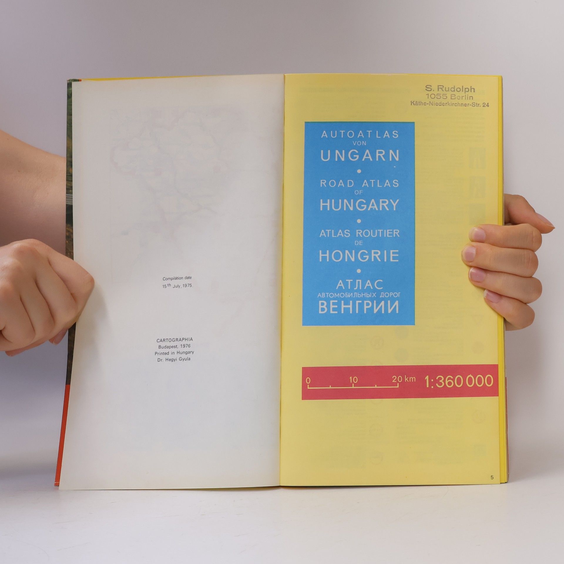 Autorenkollektiv Autoatlas von Ungarn. Road Atlas of Hungary. Atlas routier de la Hongrie. Дорожный атлас Венгрии