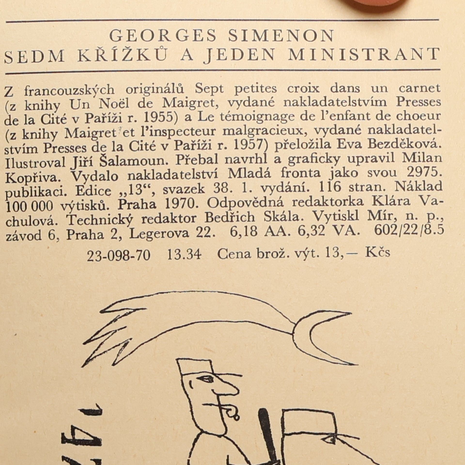 Georges Simenon Sedm křížků a jeden ministrant
