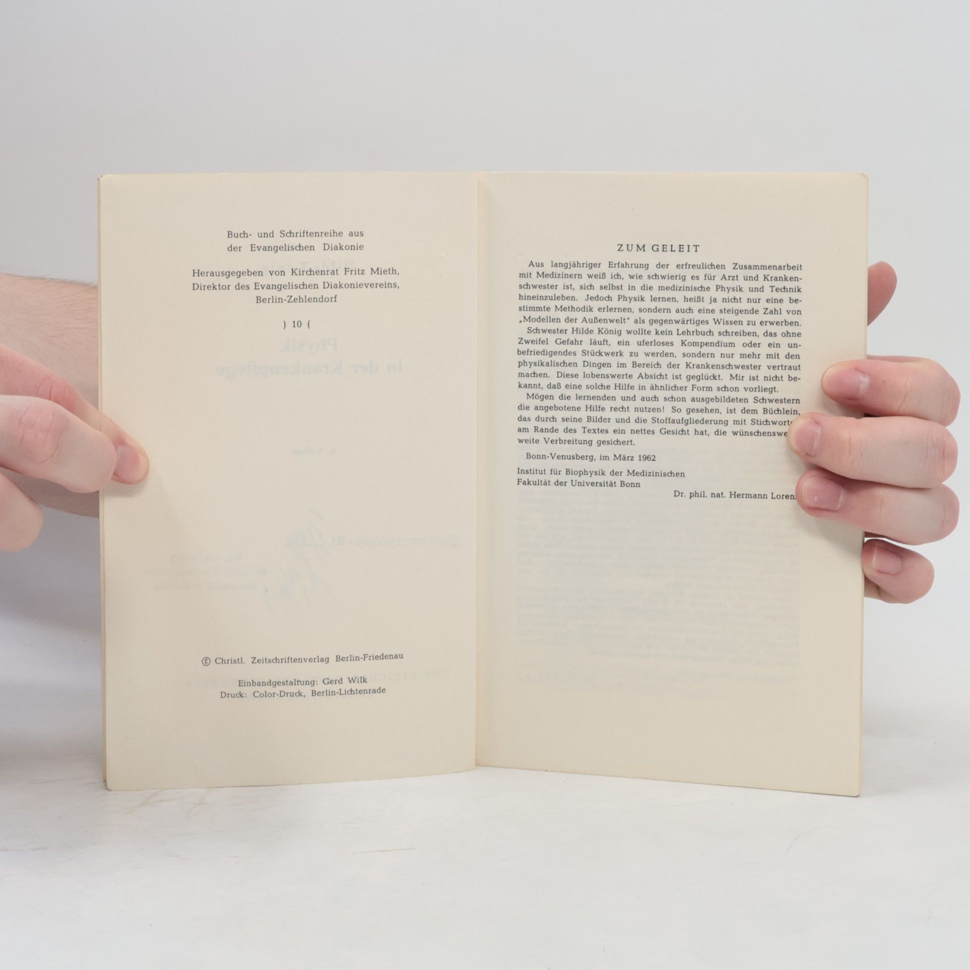 Hildegard König Physik in der Krankenpflege