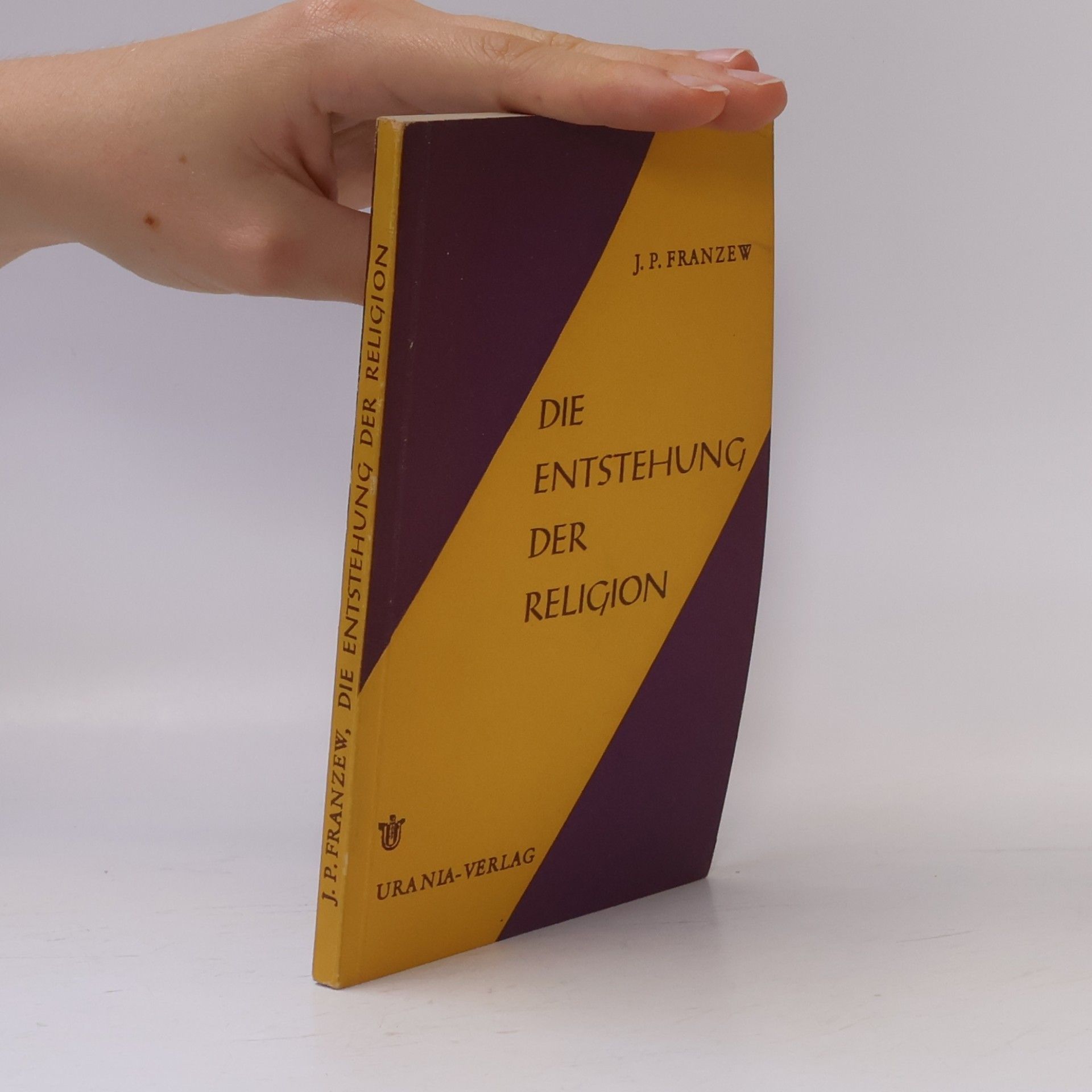 J. P. Franzew Die Entstehung der Religion