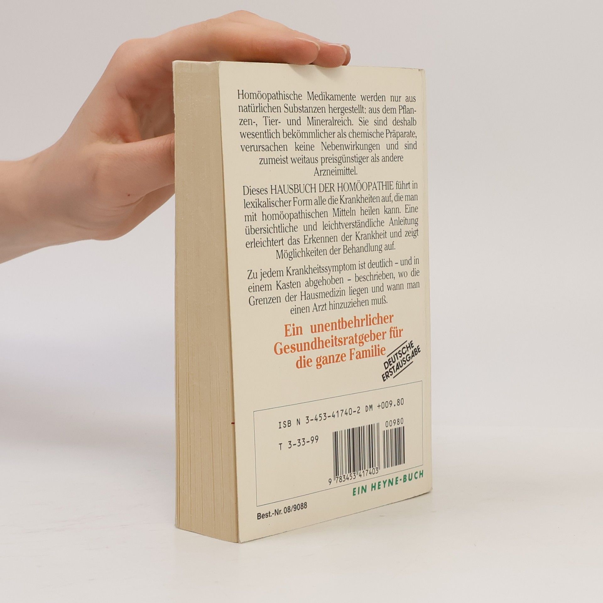 Stephen Cummings Das Hausbuch der Homöopathie