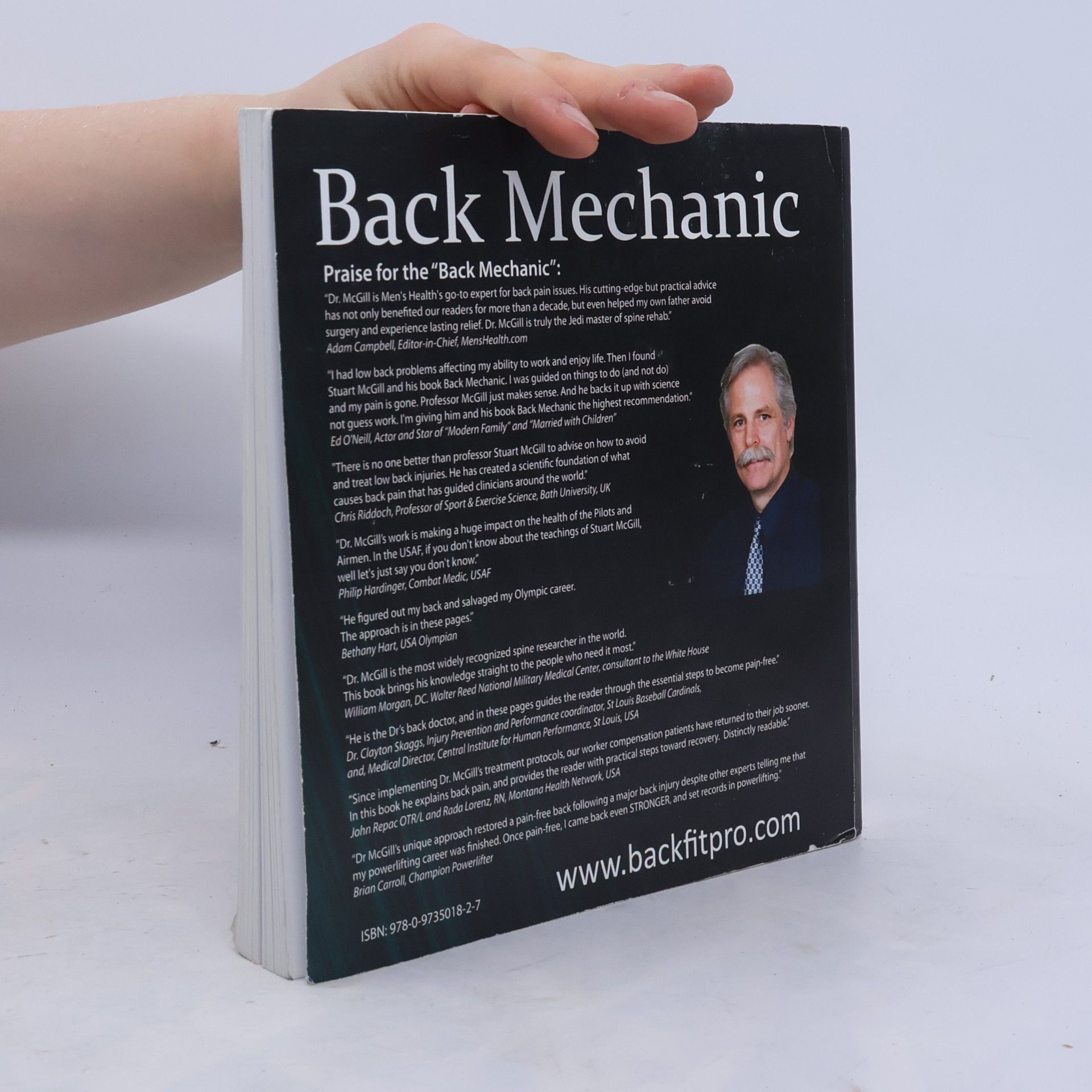 Stuart McGill PhD Back Mechanic