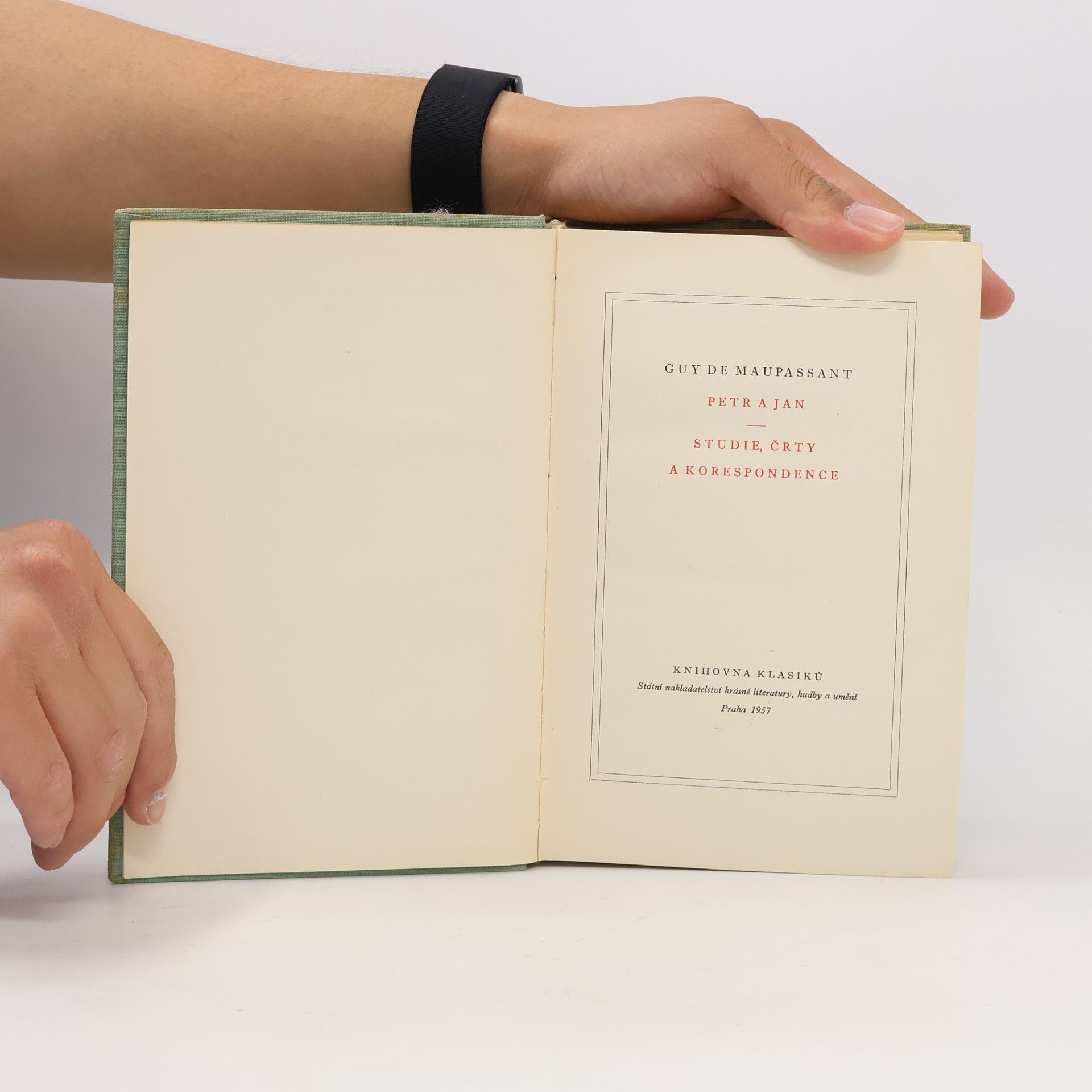Guy de Maupassant Petr a Jan. Studie, črty a korespondence