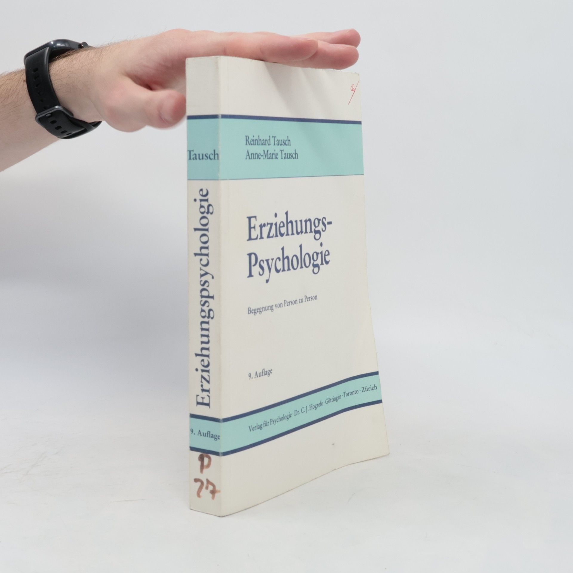 Reinhard Tausch Erziehungspsychologie