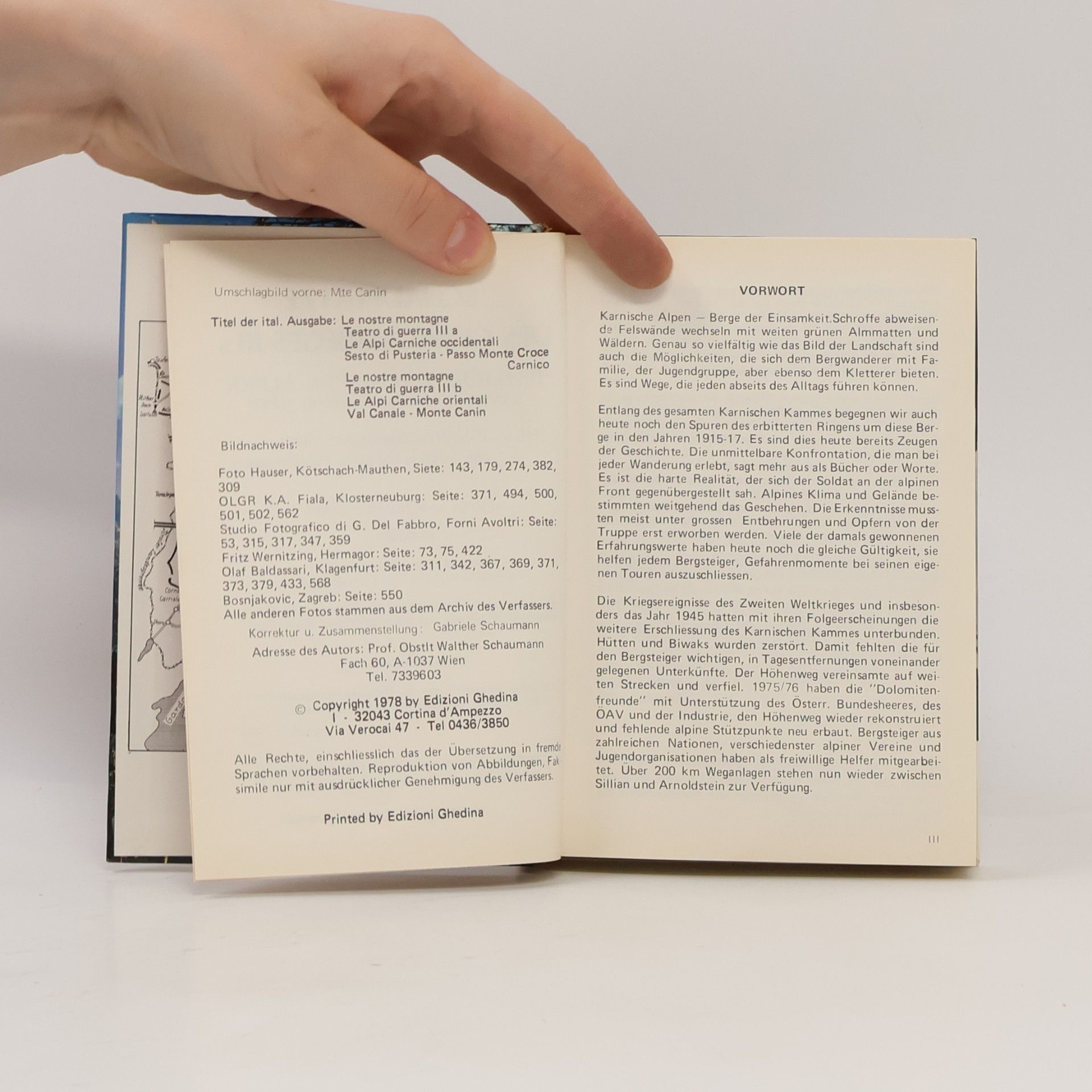 Autorenkollektiv Schauplätze des Gebirgskrieges III b. Östliche Karnische Alpen