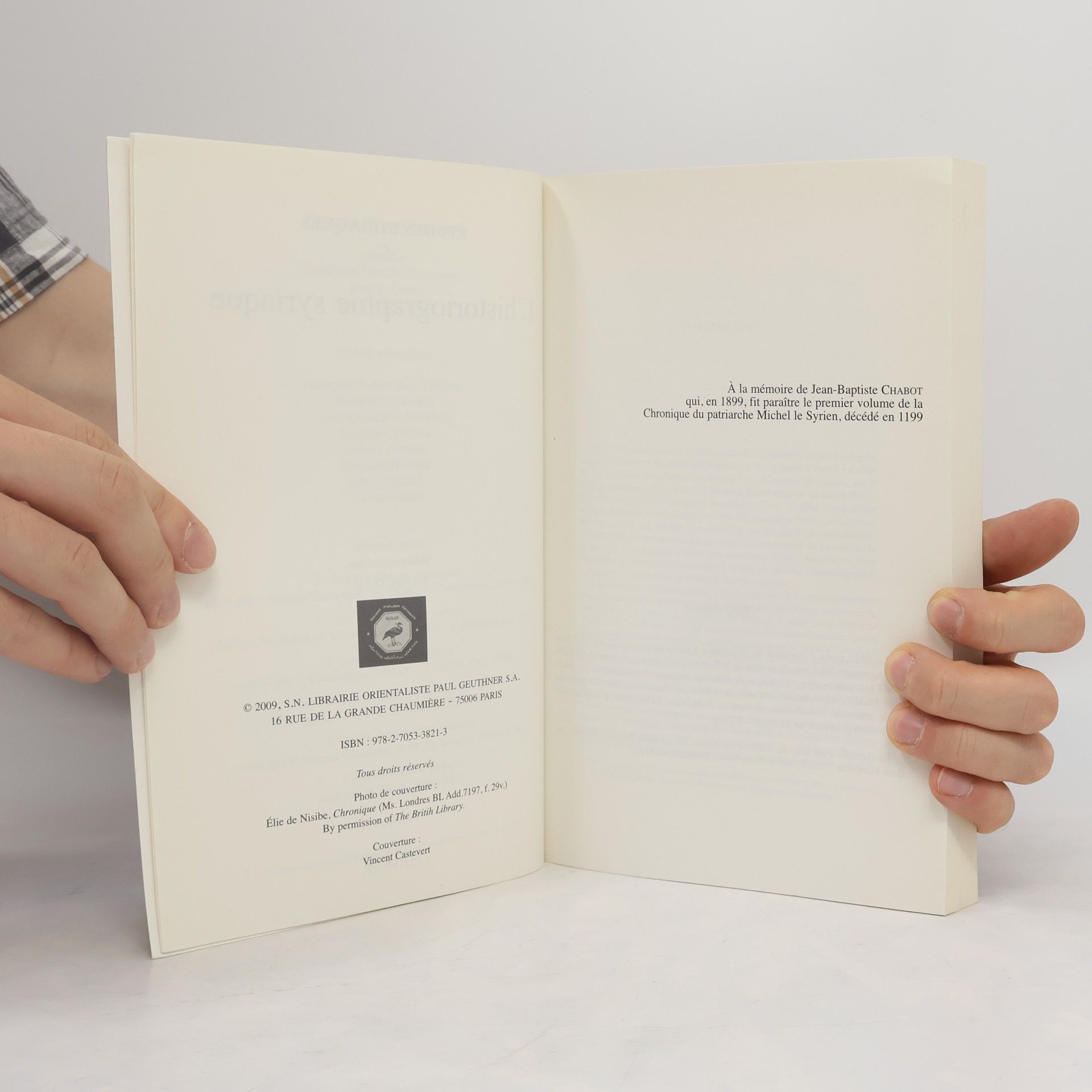 Autorenkollektiv Études syriaques 6. L´historiographie syrisque