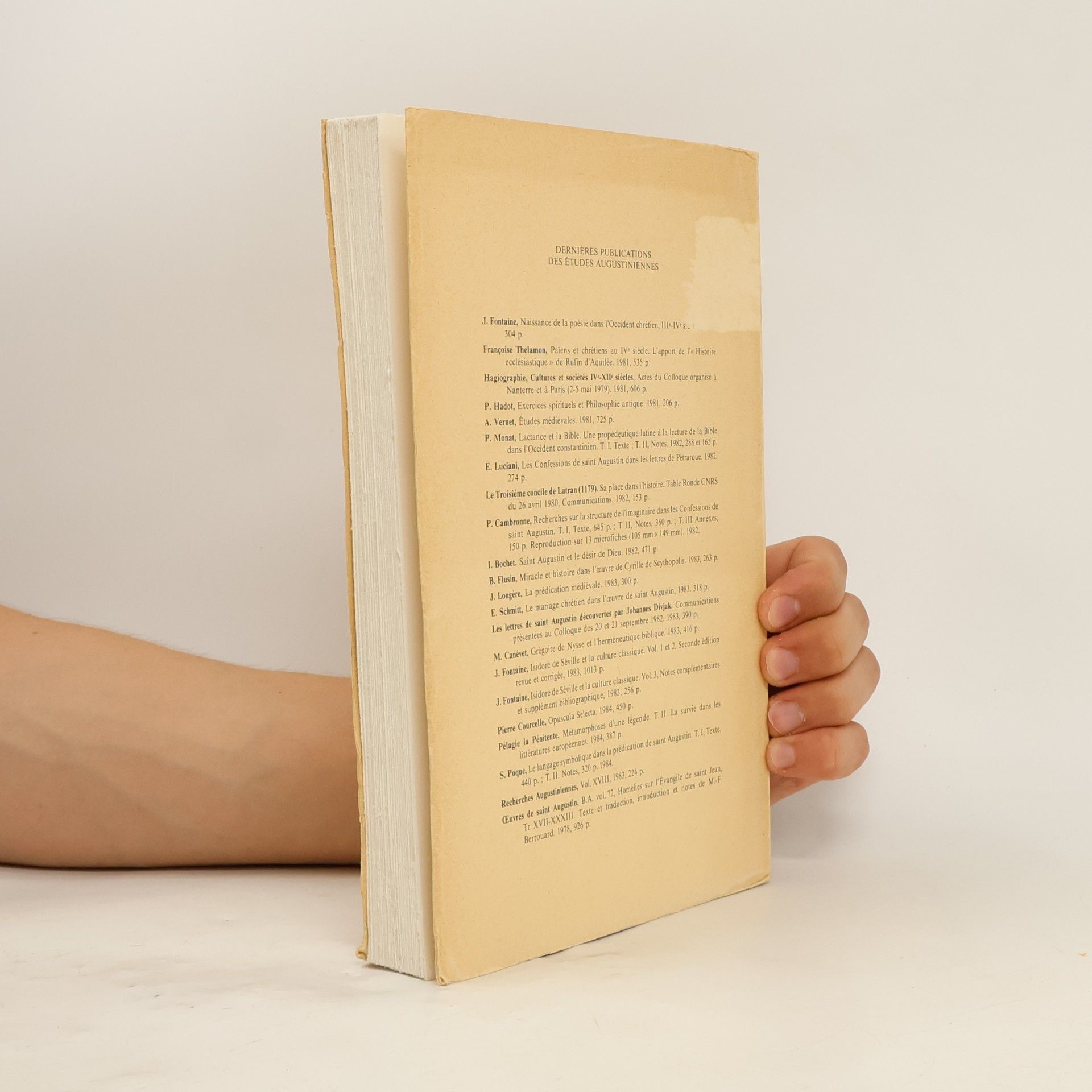 Ilsetraut Hadot Collection des Études Augustiniennes : Série Antiquité - 107: Arts libéraux et philosophie dans la pensée antique