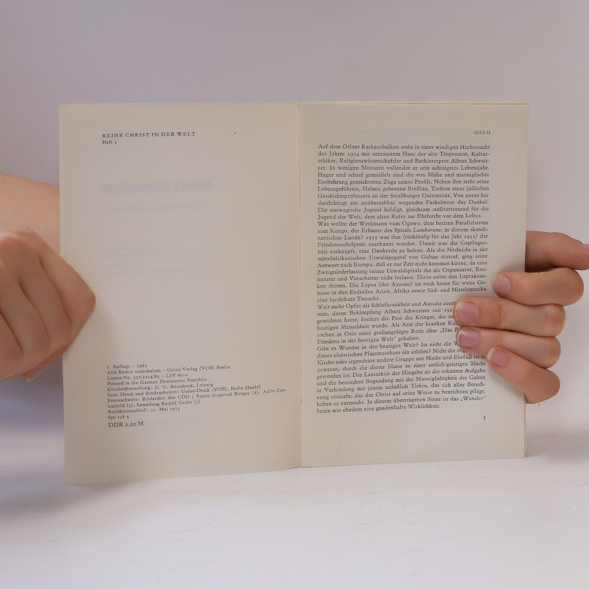 Collectif d'auteurs Albert Schweitzer