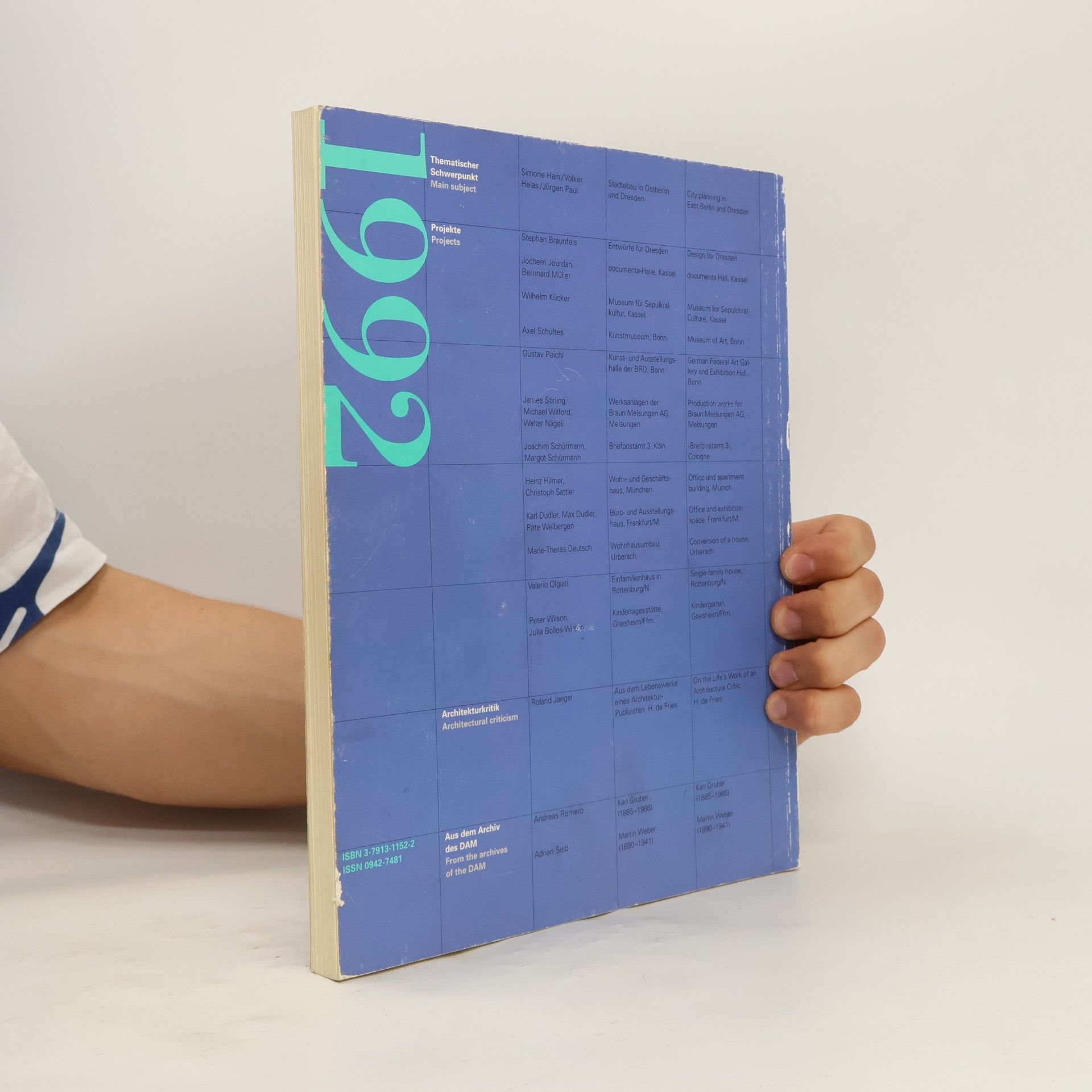 Autorenkollektiv Architektur-Jahrbuch 1992