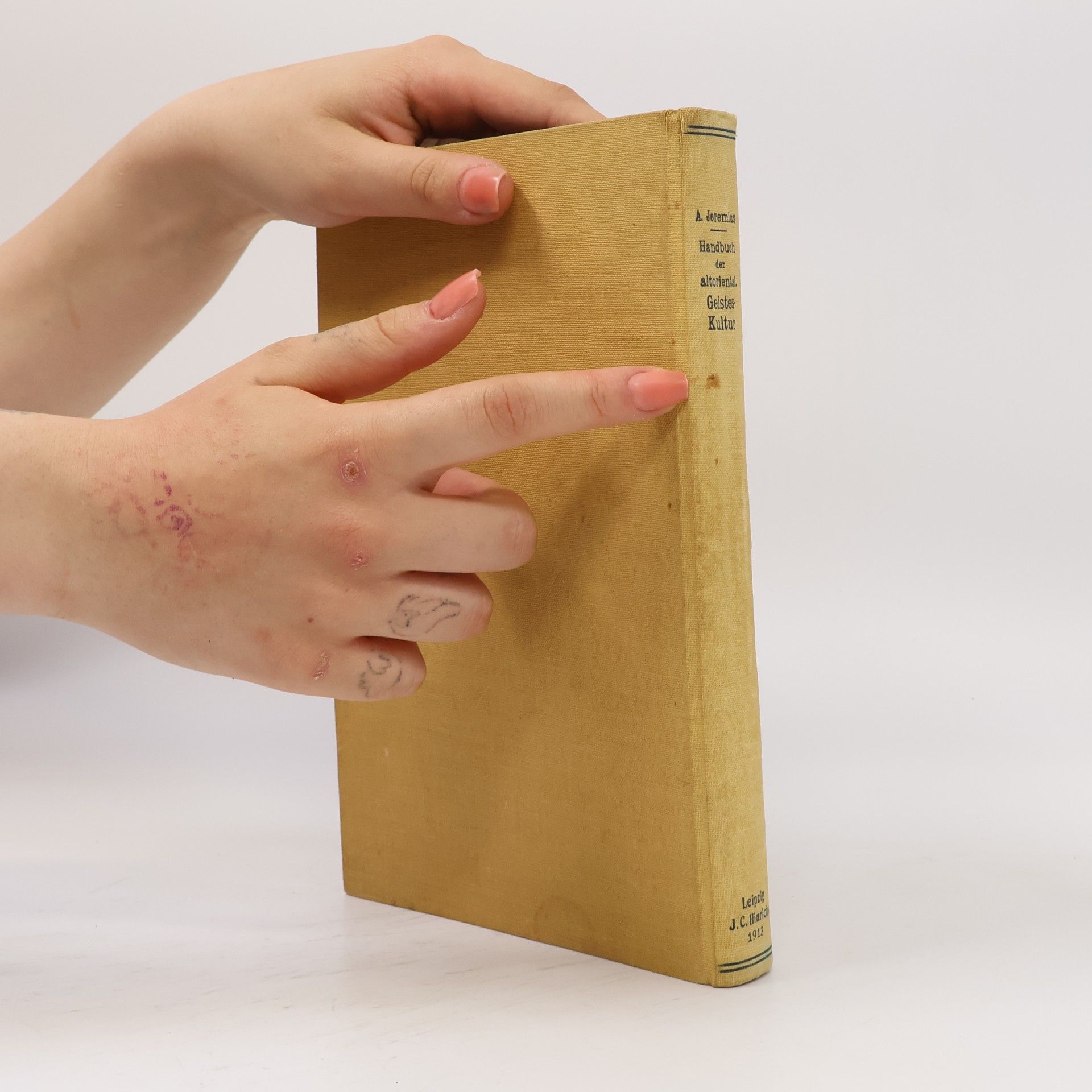 Alfred Jeremias Handbuch der altorientalischen Geisteskultur