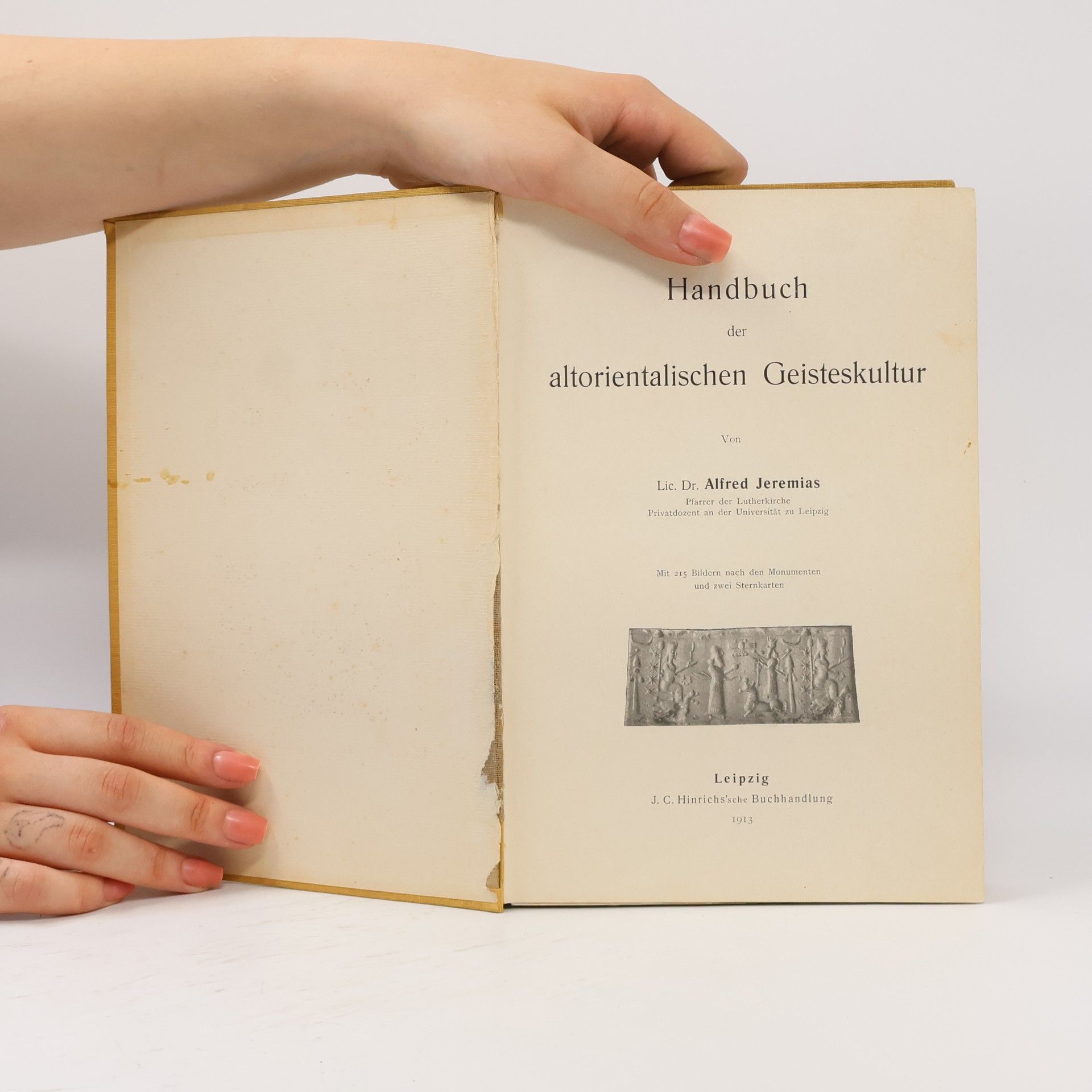 Alfred Jeremias Handbuch der altorientalischen Geisteskultur
