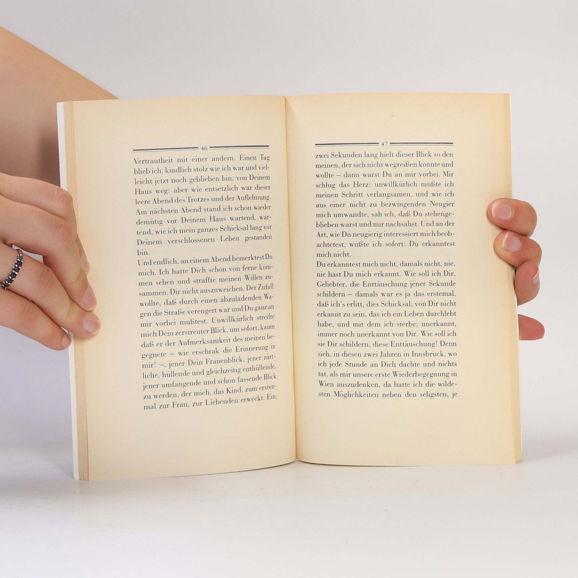 Stefan Zweig Brief einer Unbekannten