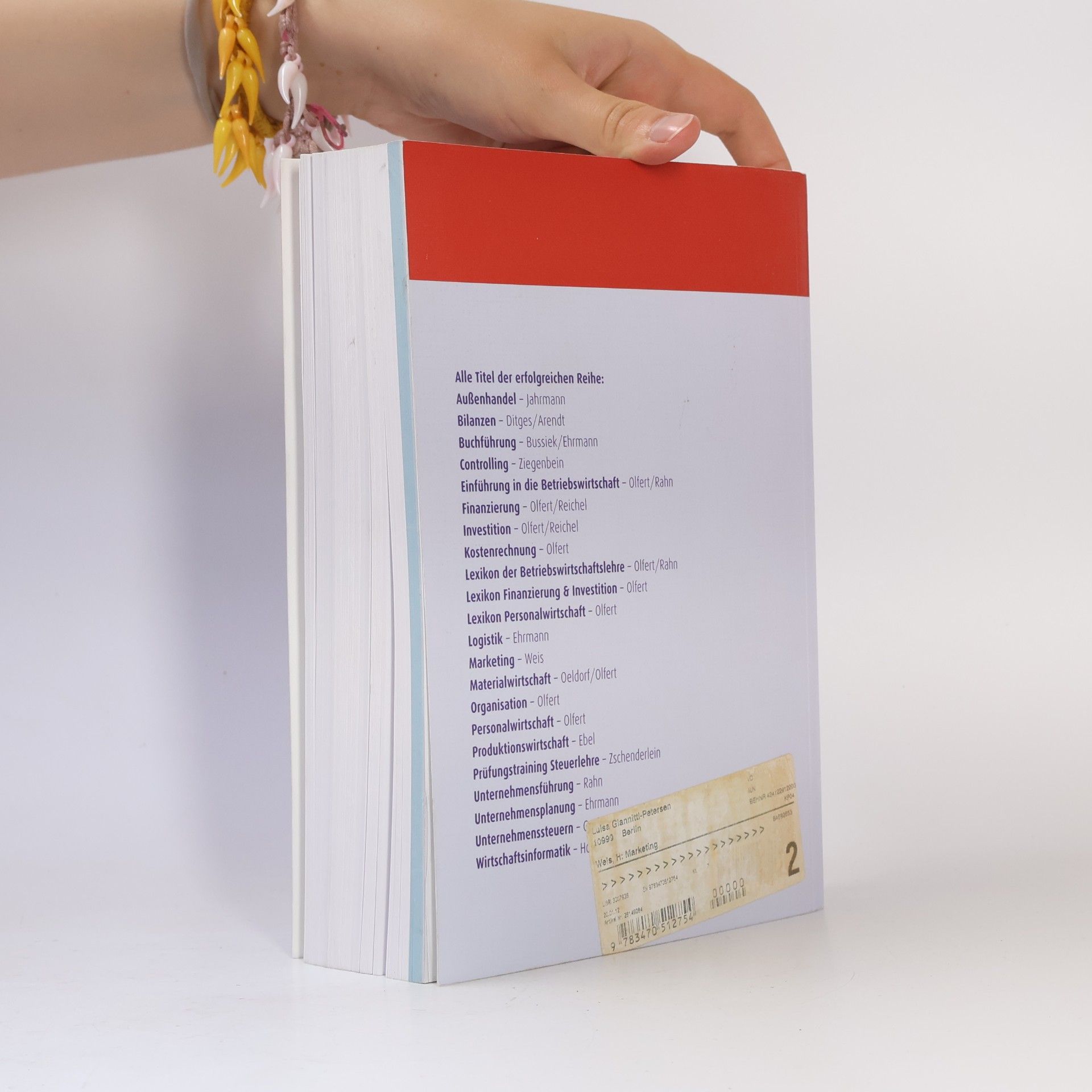 Hans Christian Weis Marketing - 15. Auflage