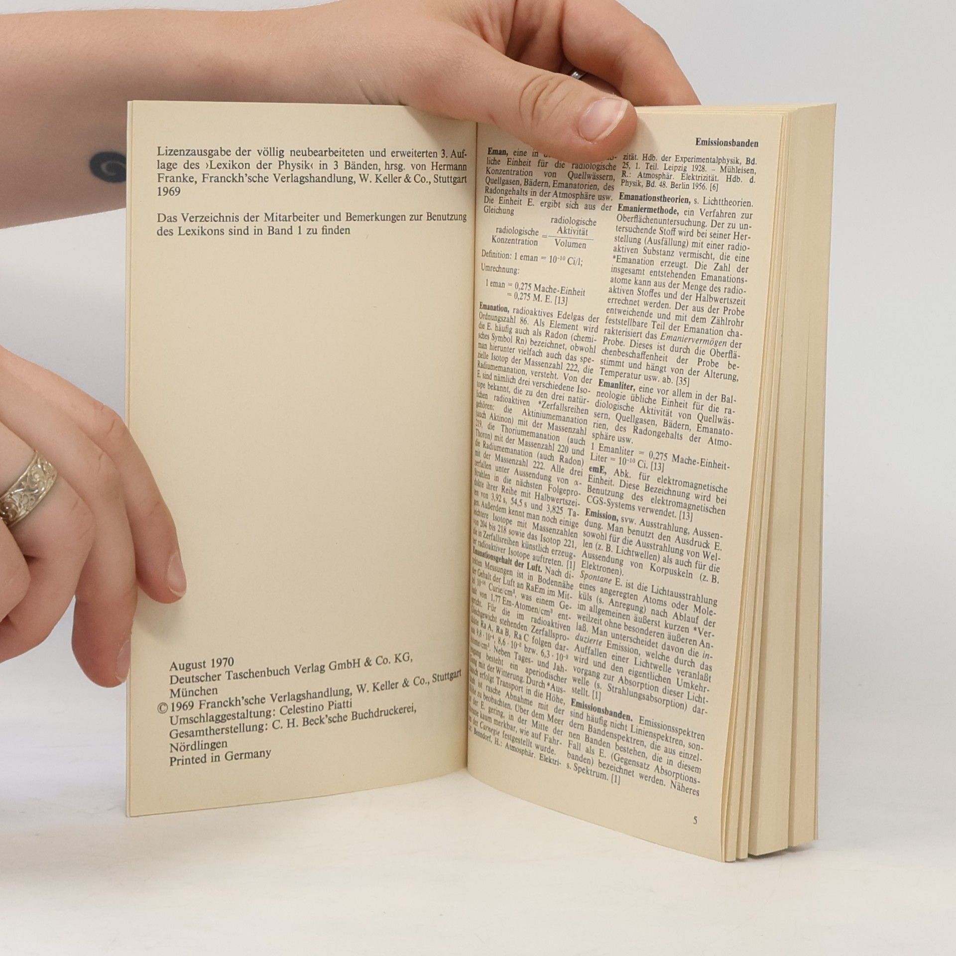 Various authors dtv - Lexikon der Physik. Band 3 Em-Glo