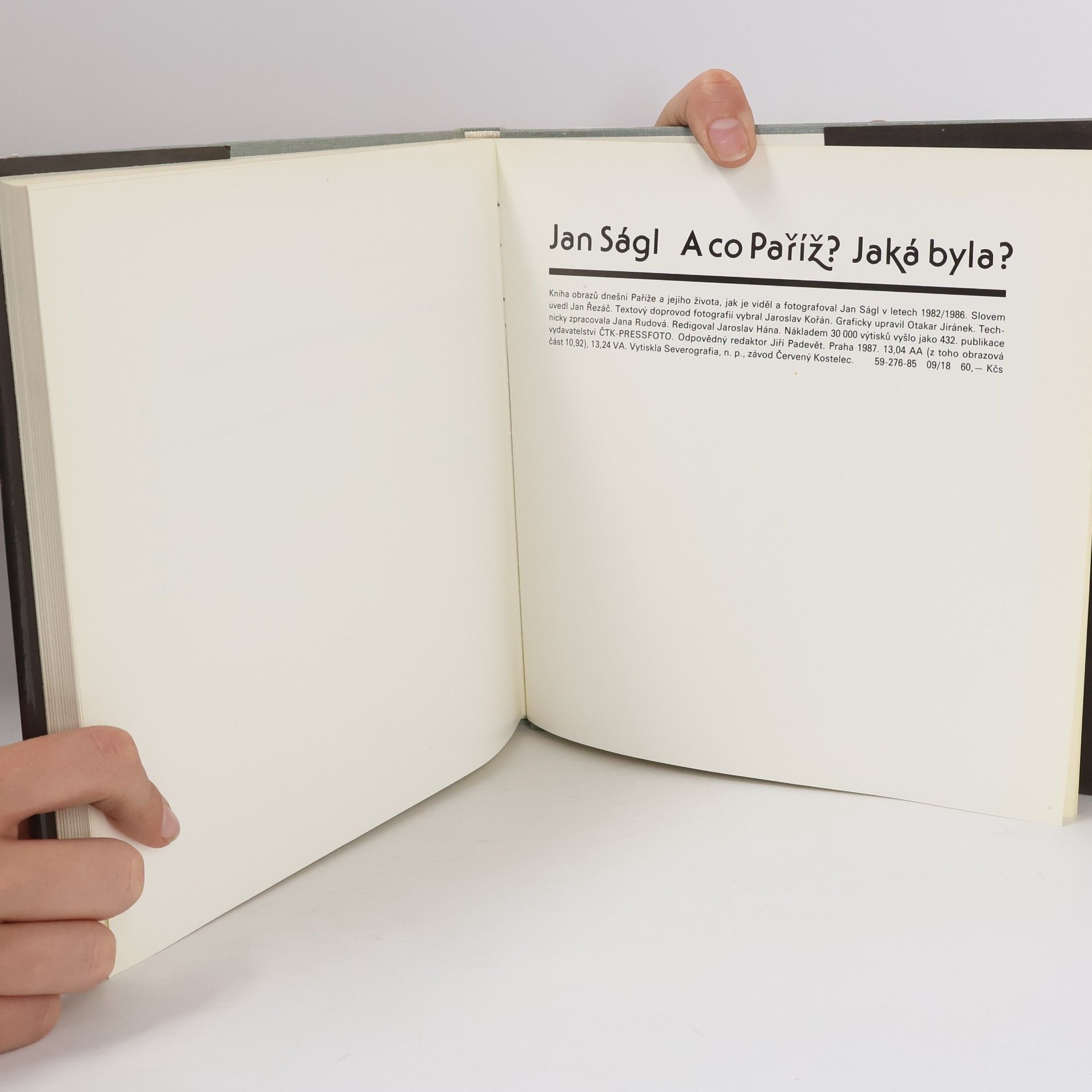 Jan Ságl A co Paříž? Jaká byla?