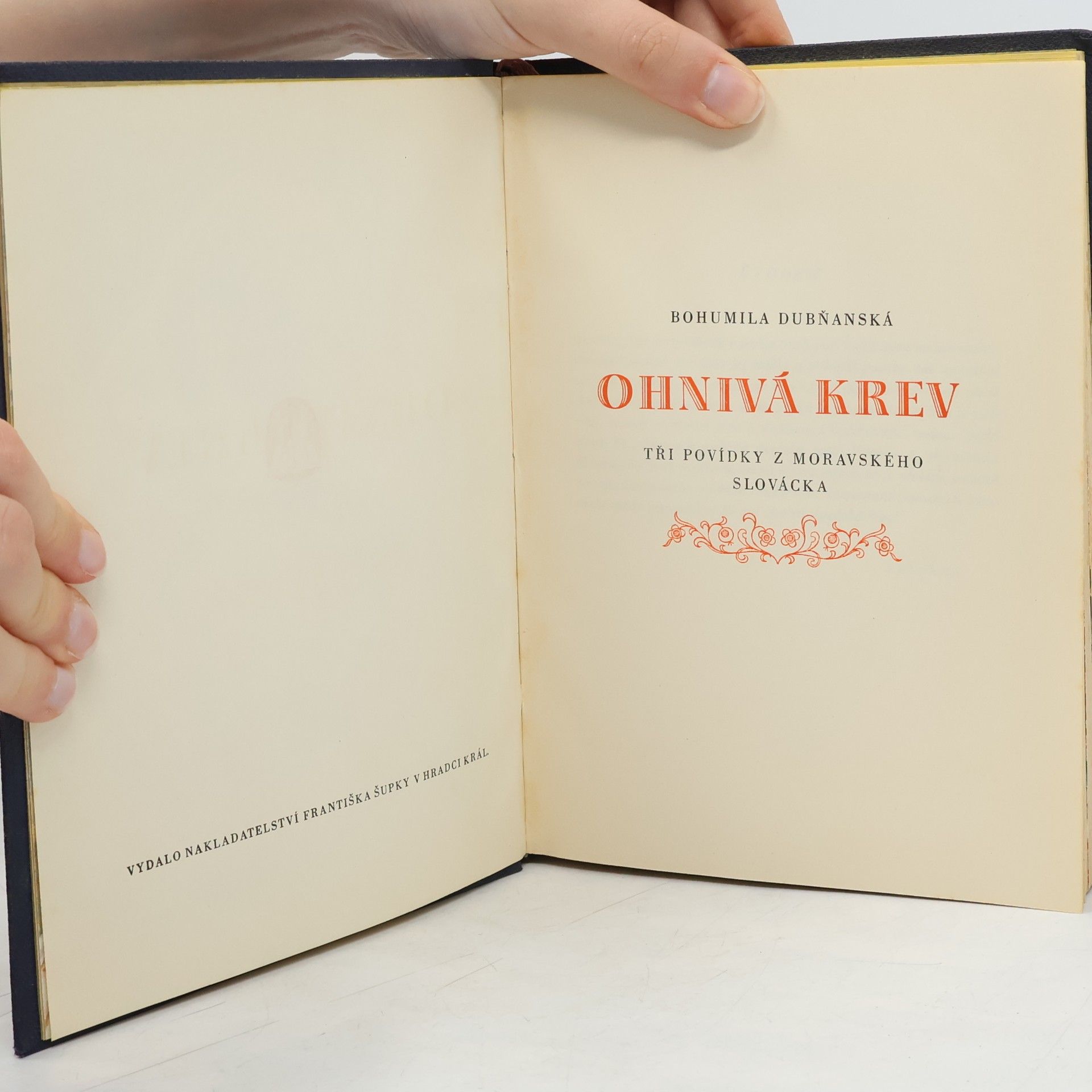 Bohumila Dubňanská Ohnivá krev