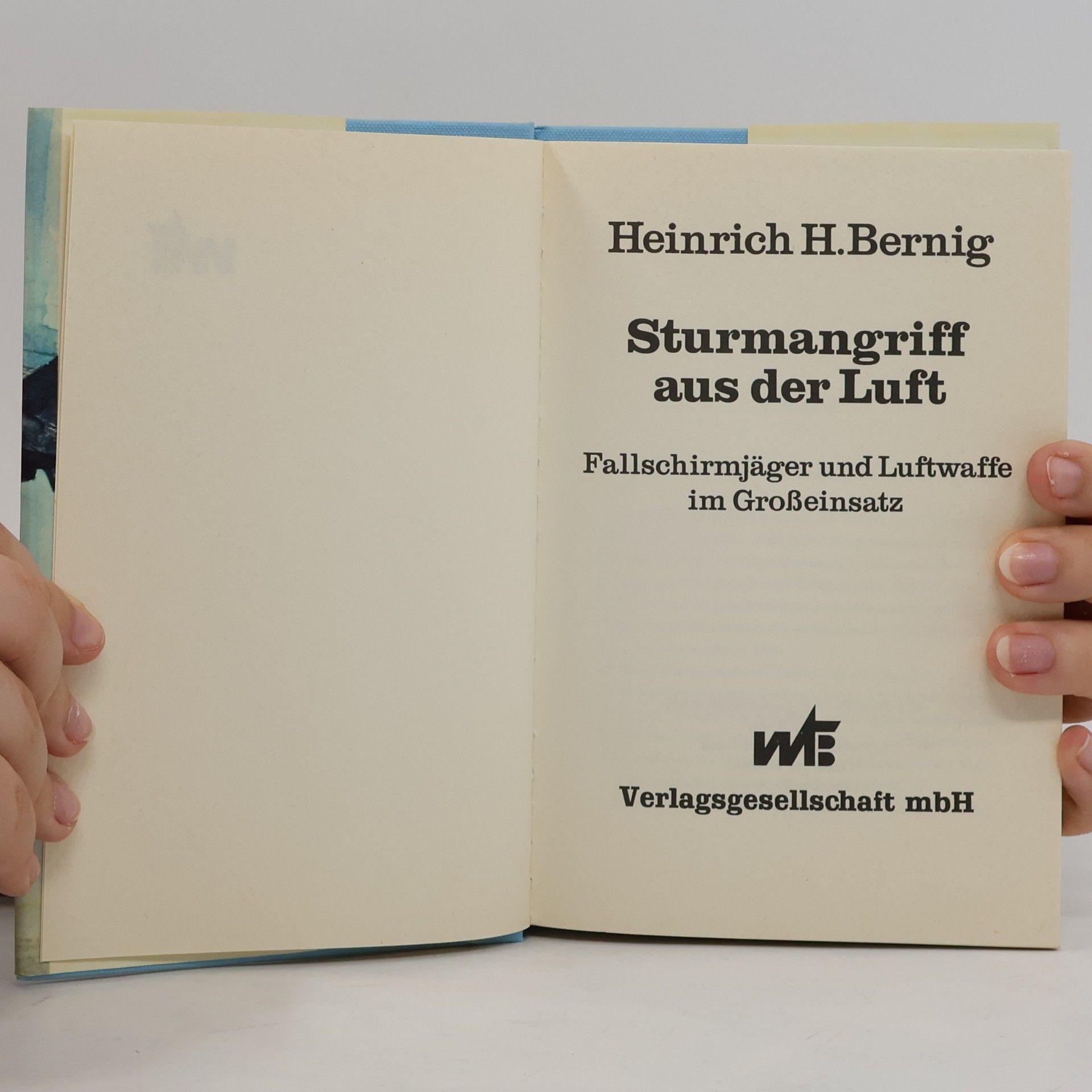 Heinrich H. Bernig Sturmangriff aus der Luft