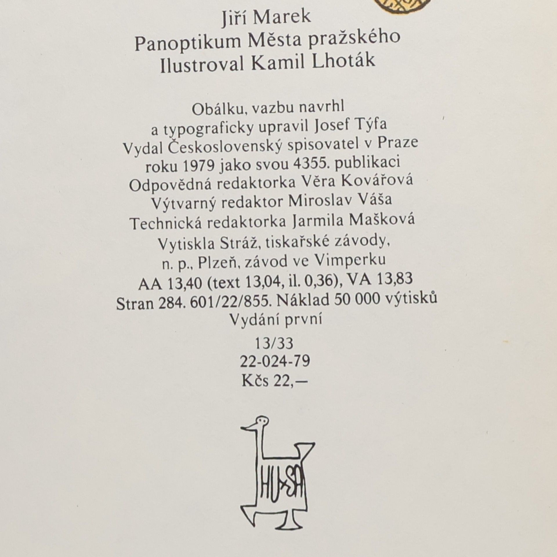 Jiří Marek Panoptikum Města pražského
