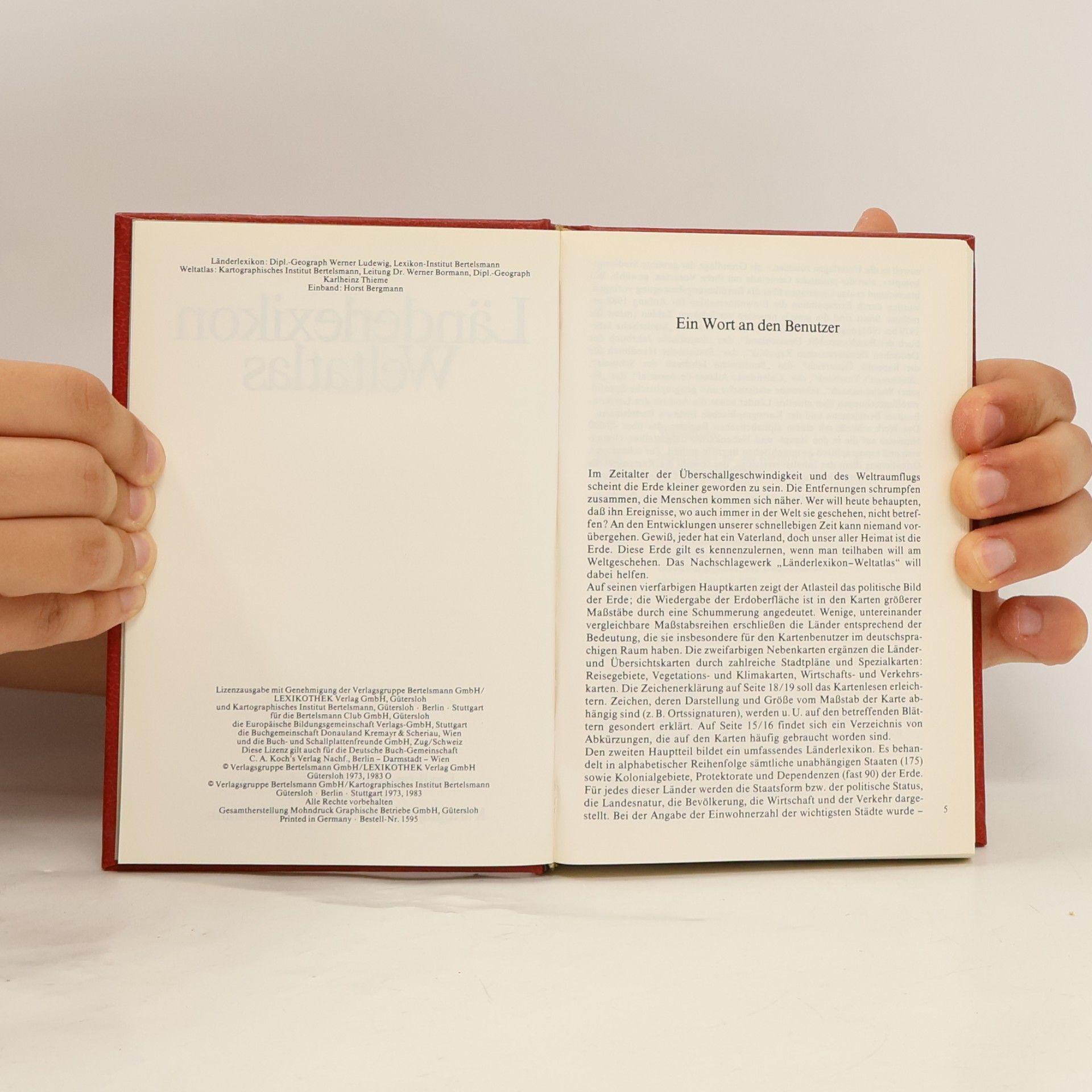 Collectif d'auteurs Länderlexikon Weltatlas