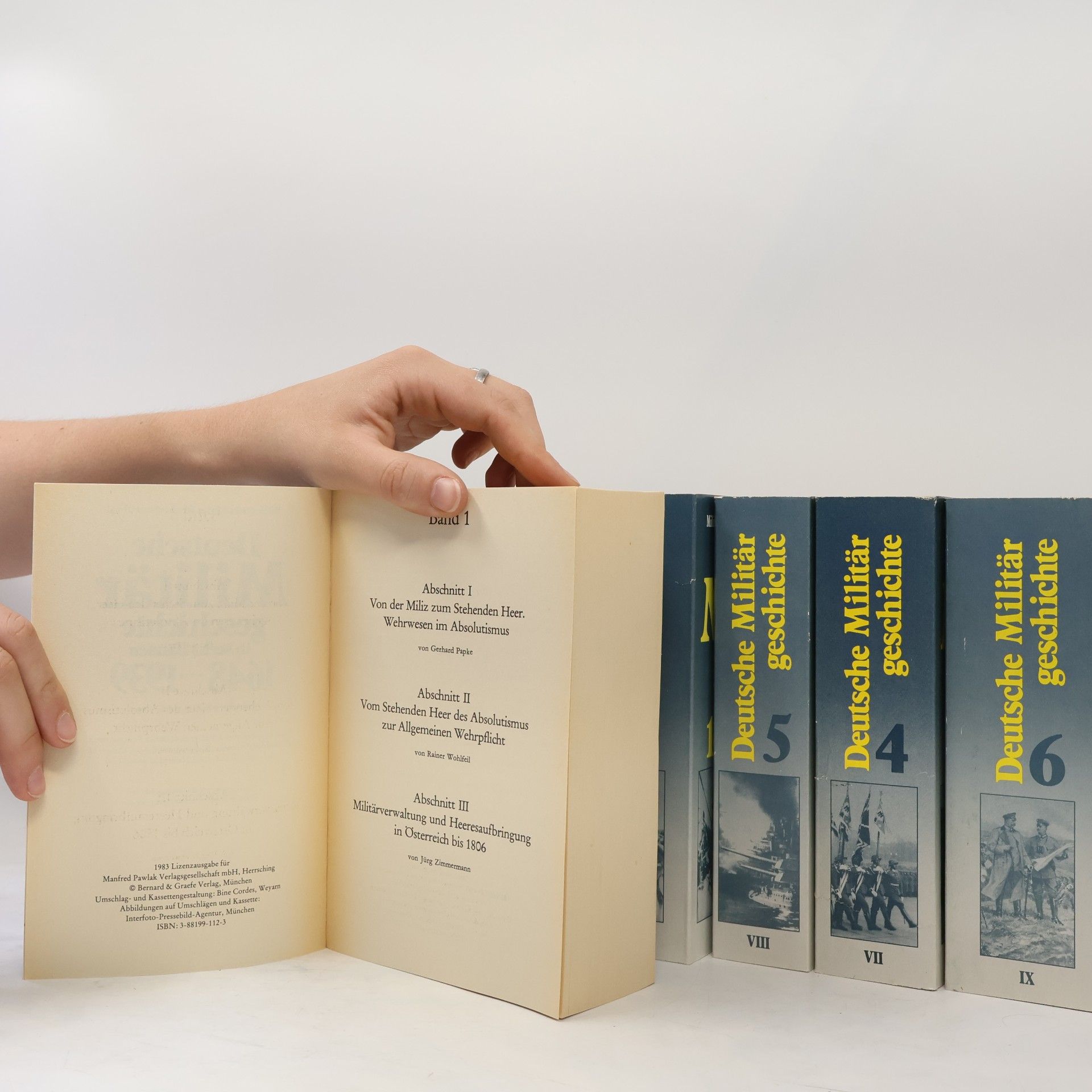 Militärgeschichtliches Forschungsamt Deutsche Militär geschichte in sechs Bänden 1648-1939