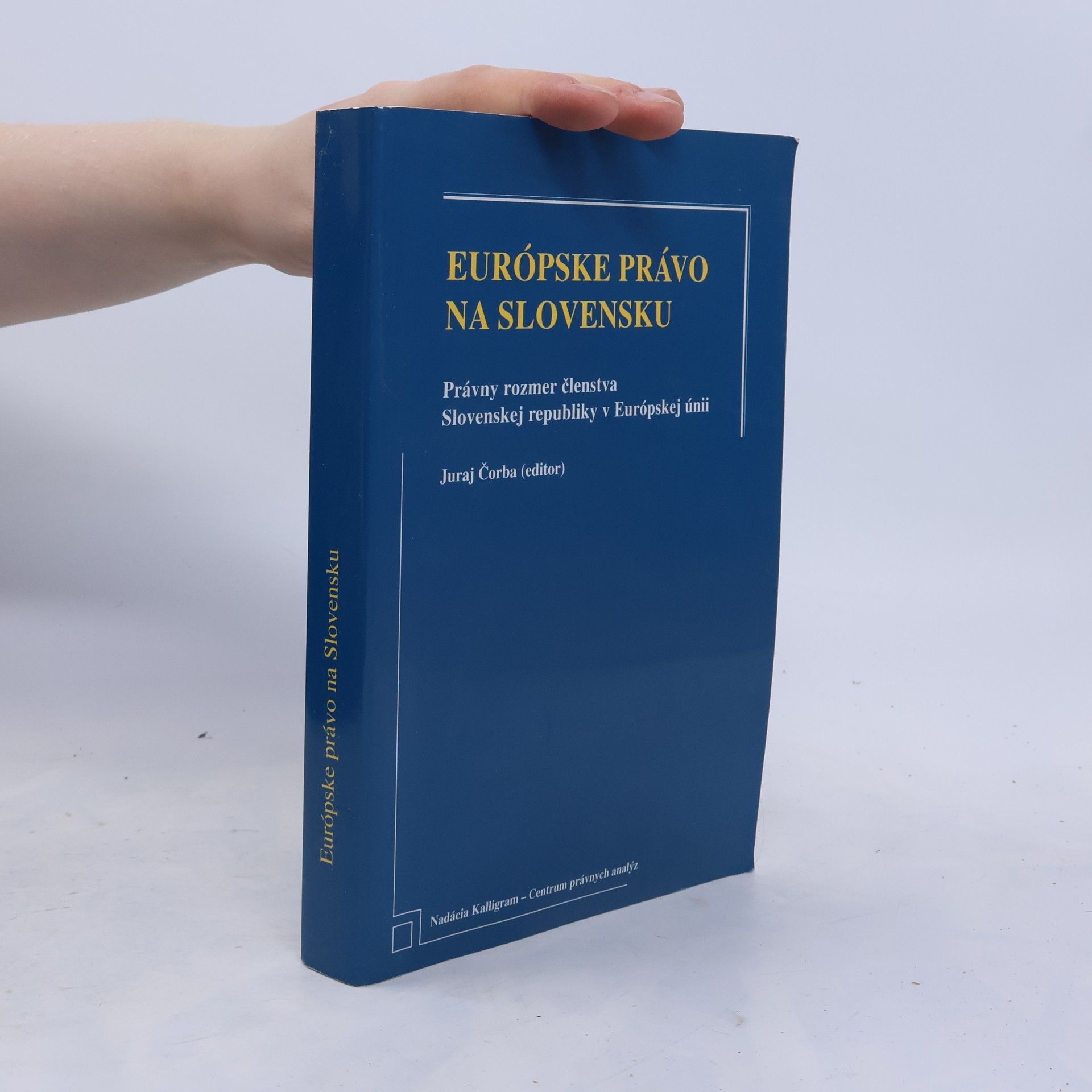 Juraj Čorba Európske právo na Slovensku