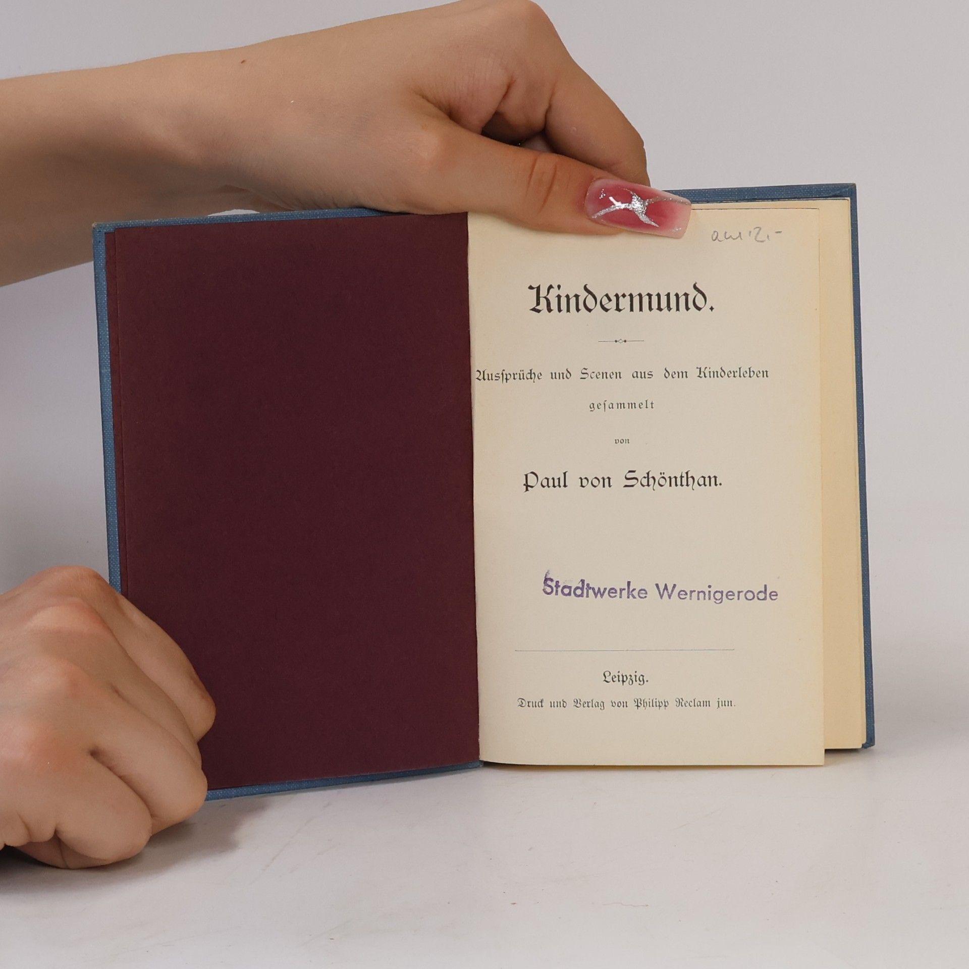 Paul von Schonthan Kindermund