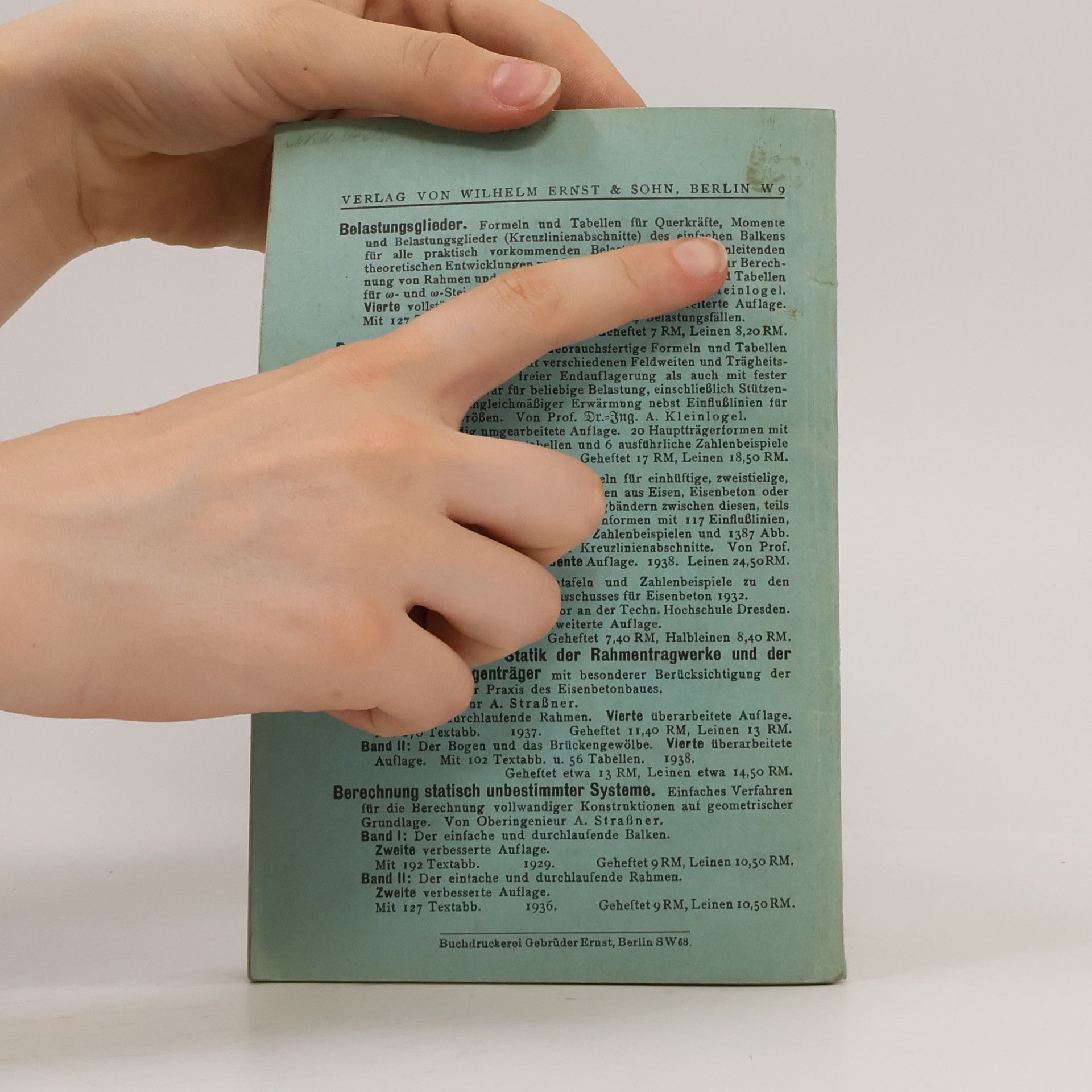 Autorenkollektiv Statik leicht verständlich dargestellt 4