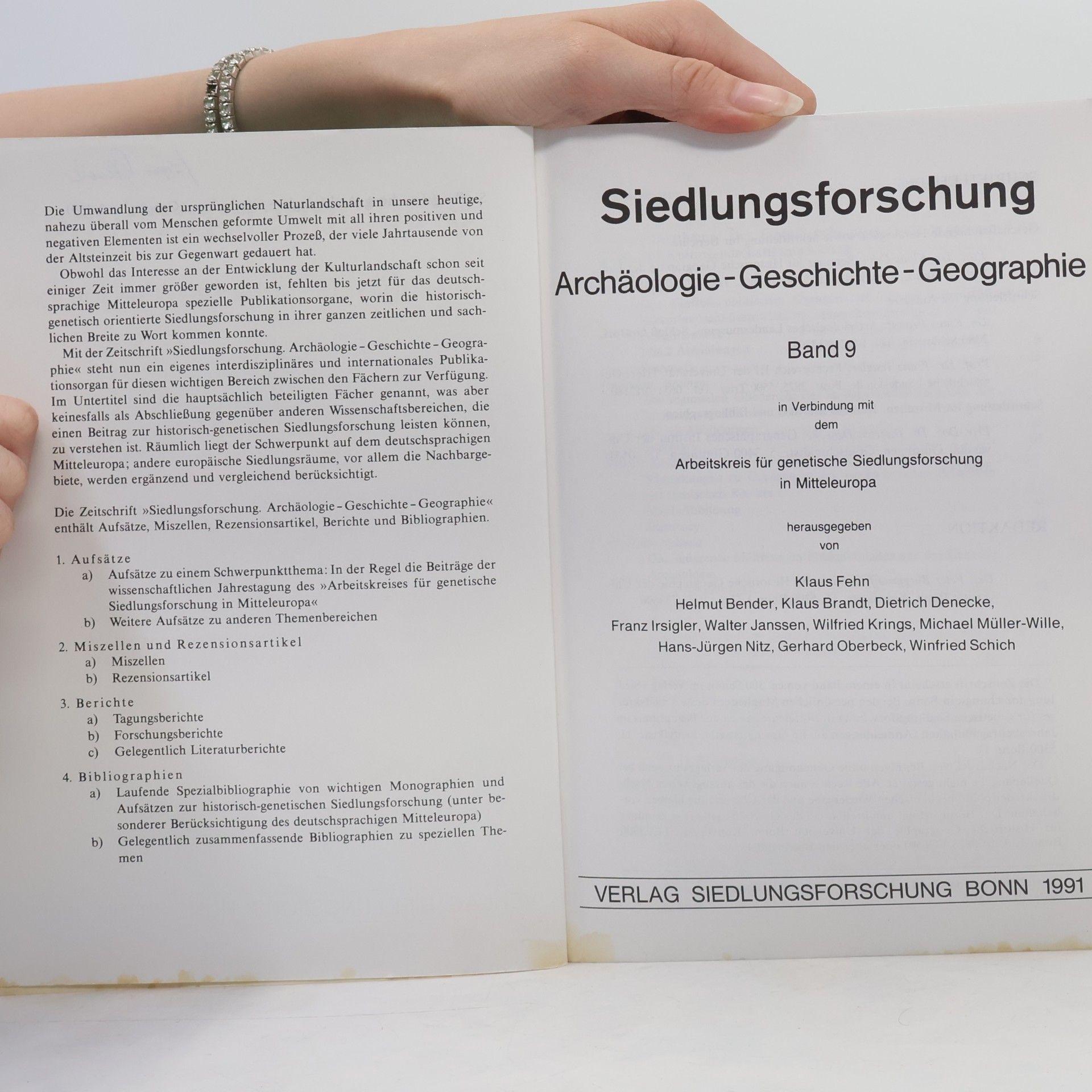 Autorenkollektiv Siedlungsforschung: Archäologie-Geschichte-Geographie 9