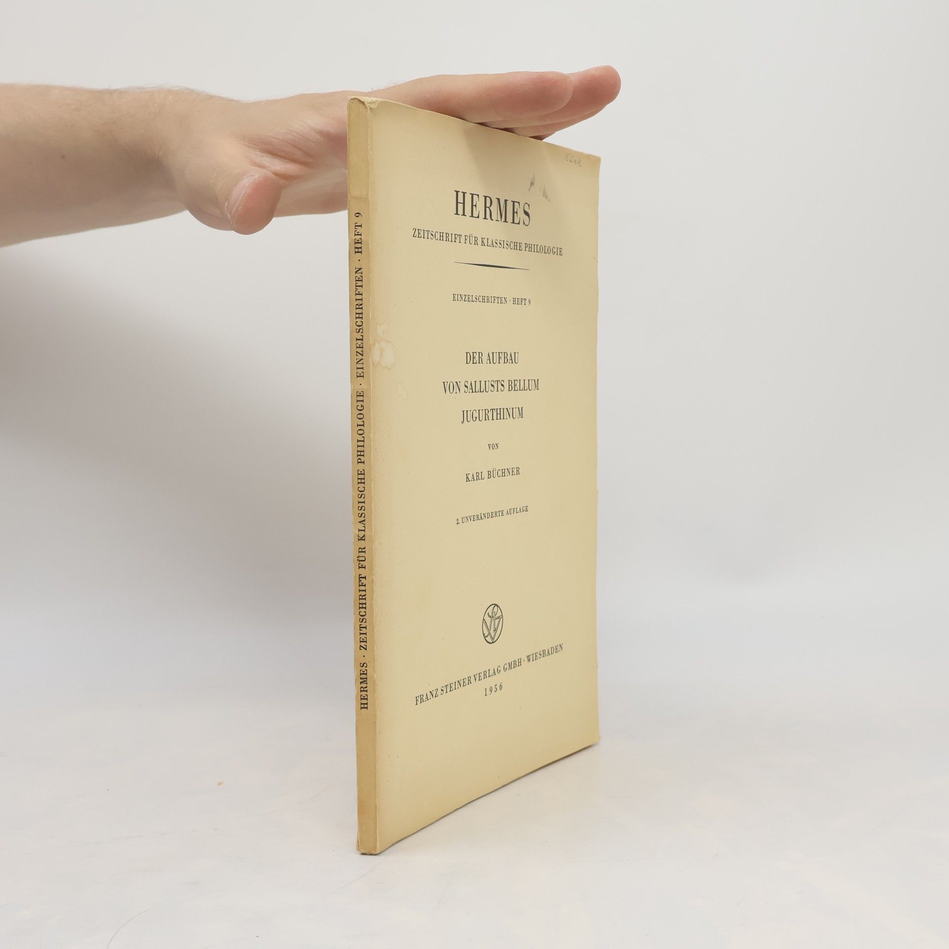 Der Aufbau von Sallusts Bellum Jugurthinum