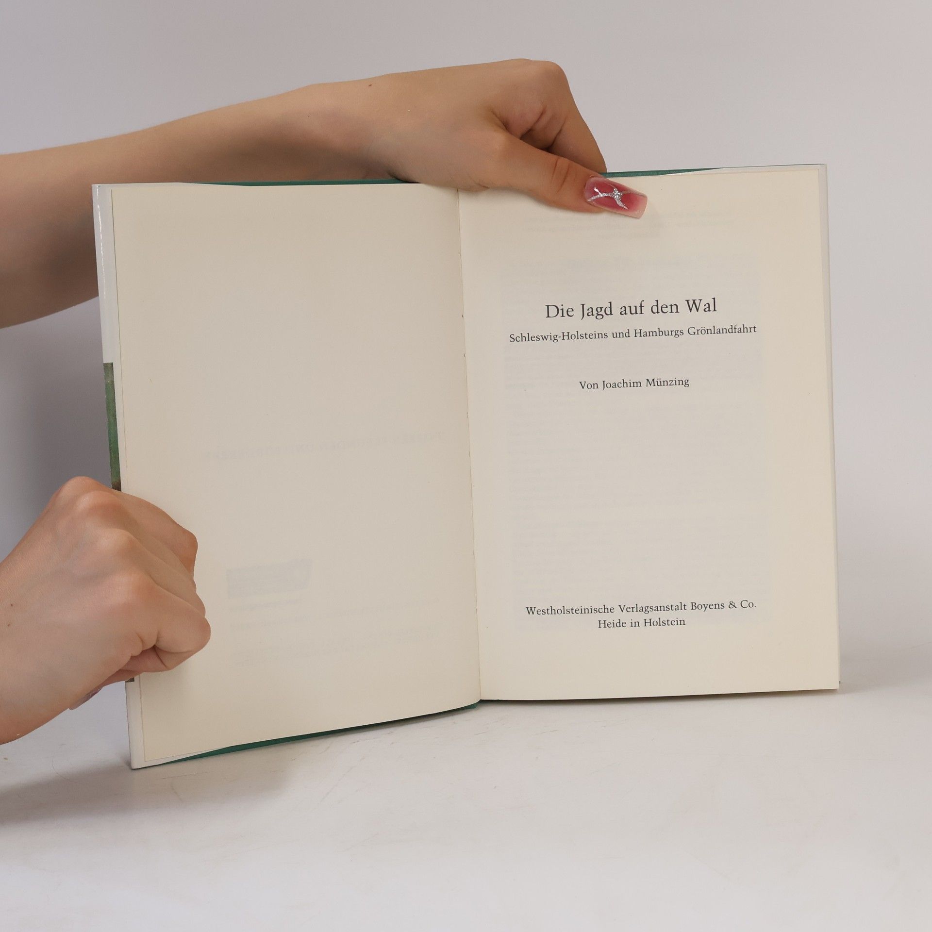 Joachim Münzing Die Jagd auf den Wal