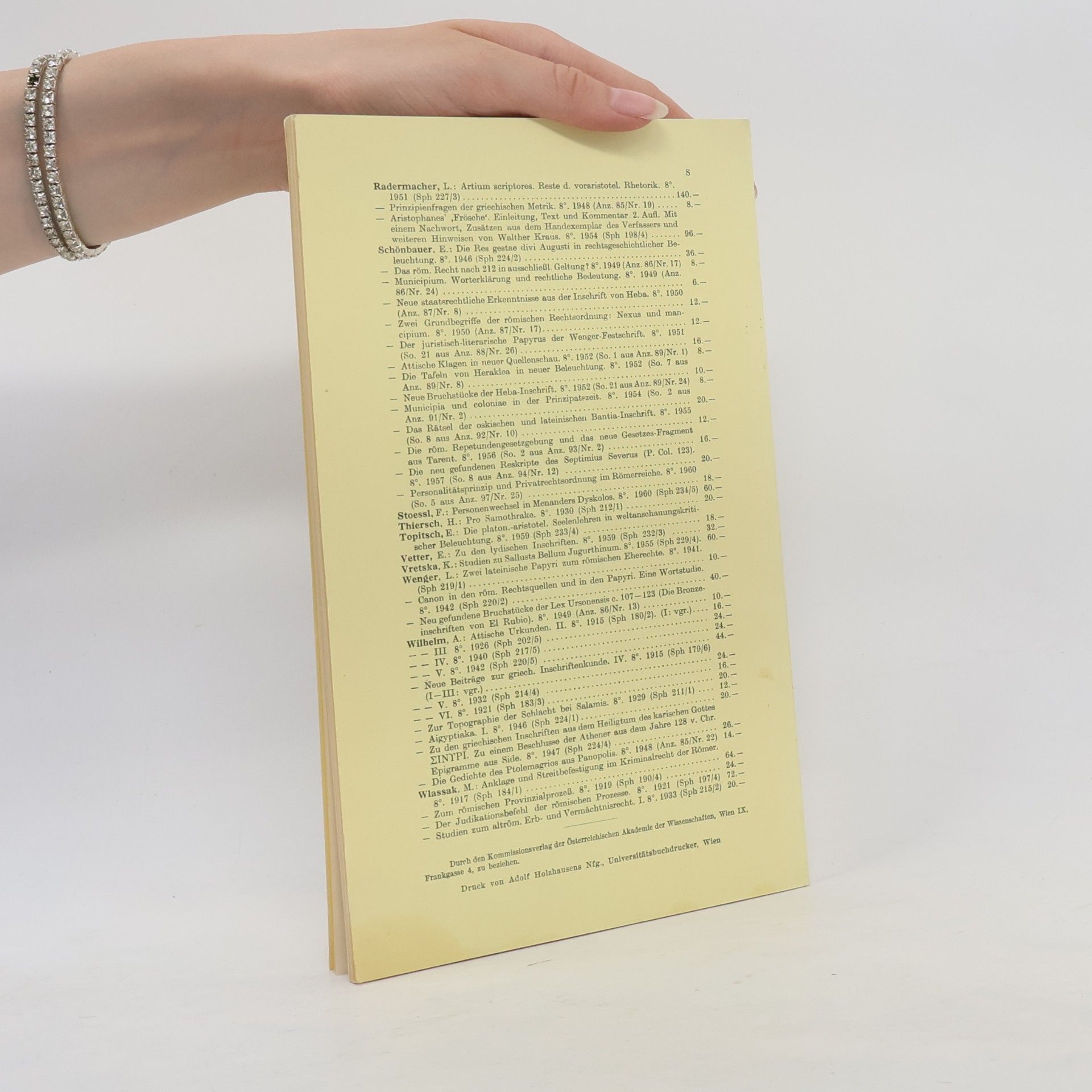 Hans Gerstinger Astronomische Papyri aus Wiener Sammlungen