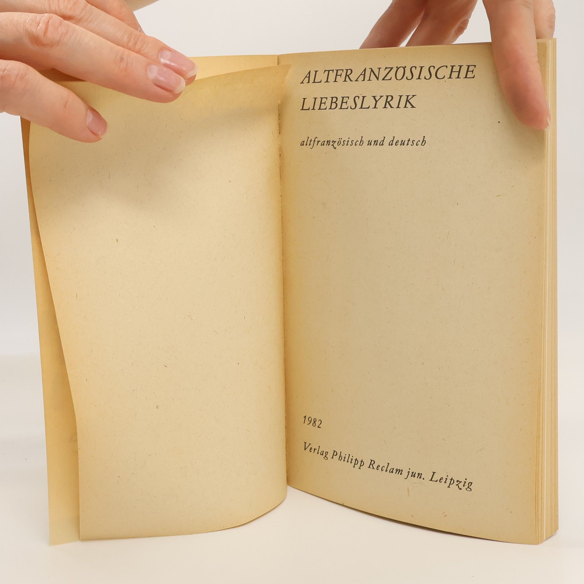 Various authors Altfranzösische Liebeslyrik